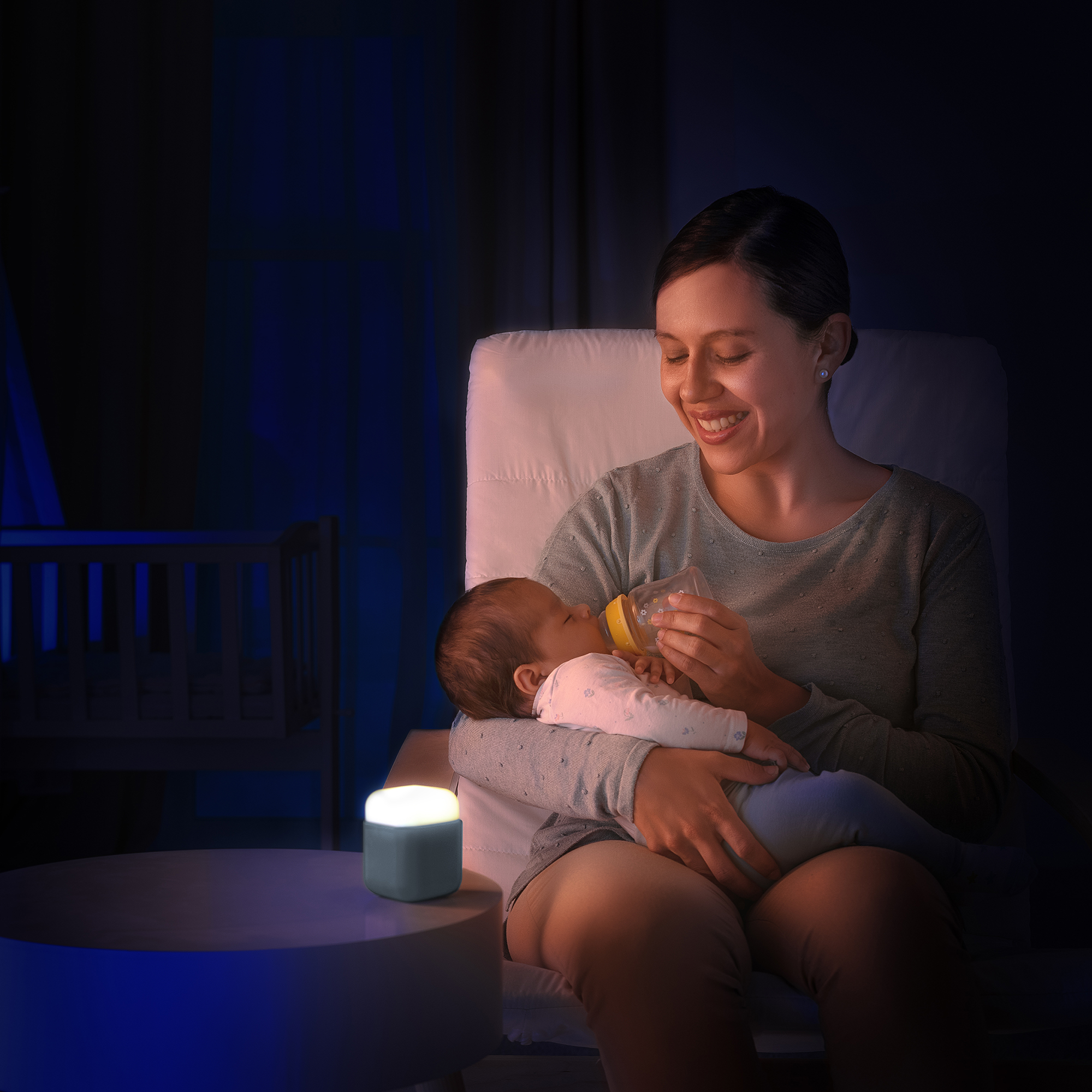 Nachtlichter, reer, Blau – Produktansicht