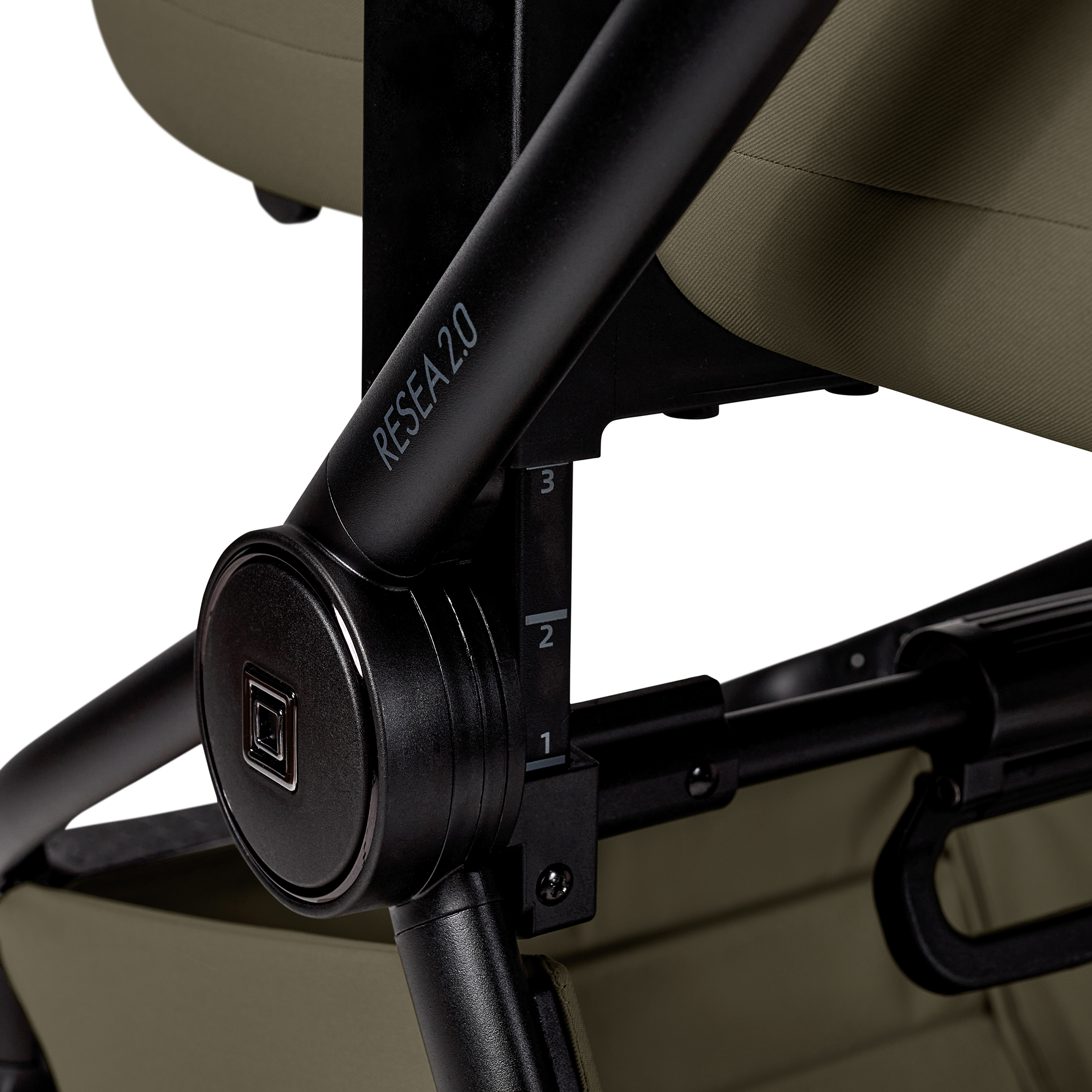 Kombi-Kinderwagen, MOON, Grün – Produktansicht