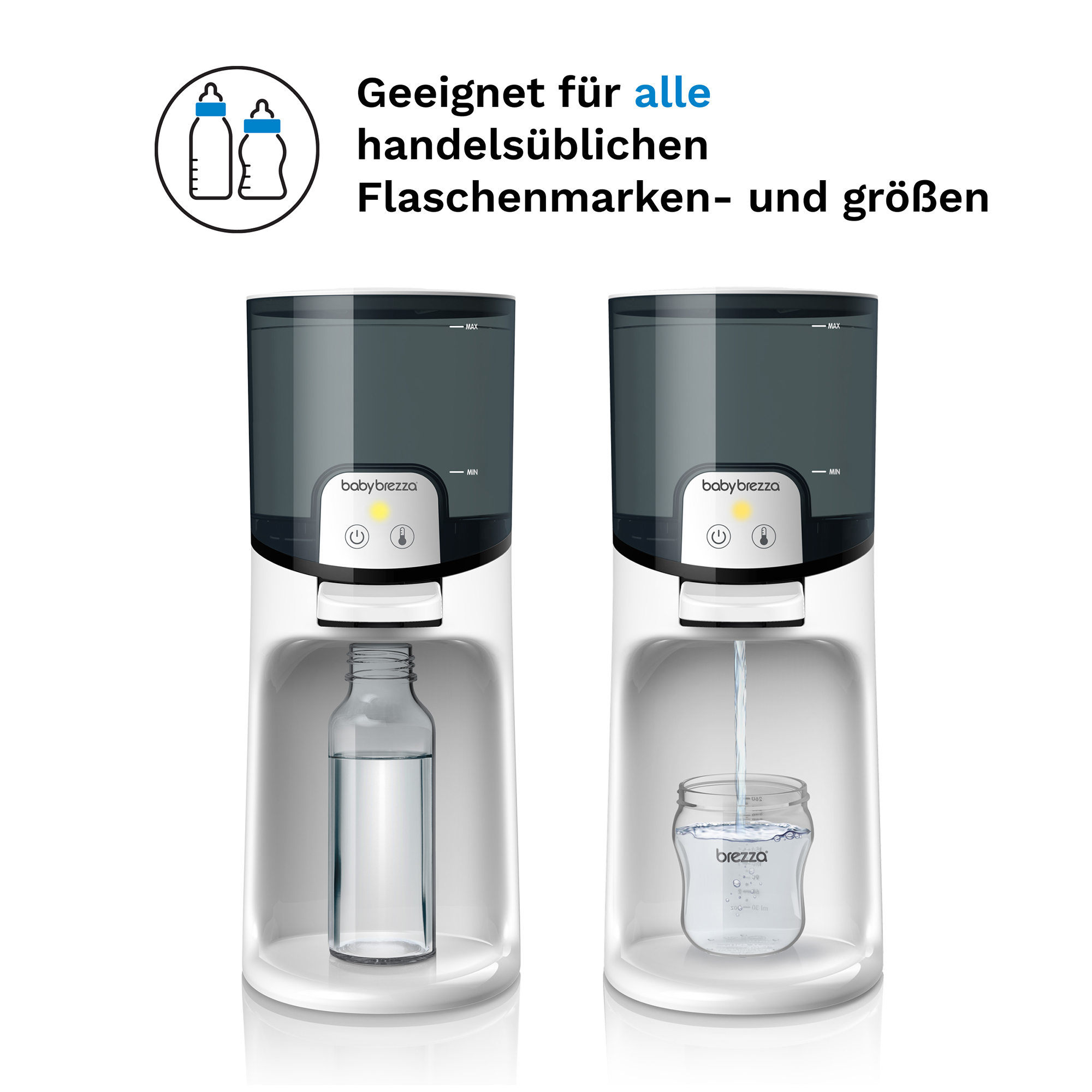 Babykostwärmer, babybrezza, Weiß – Produktansicht