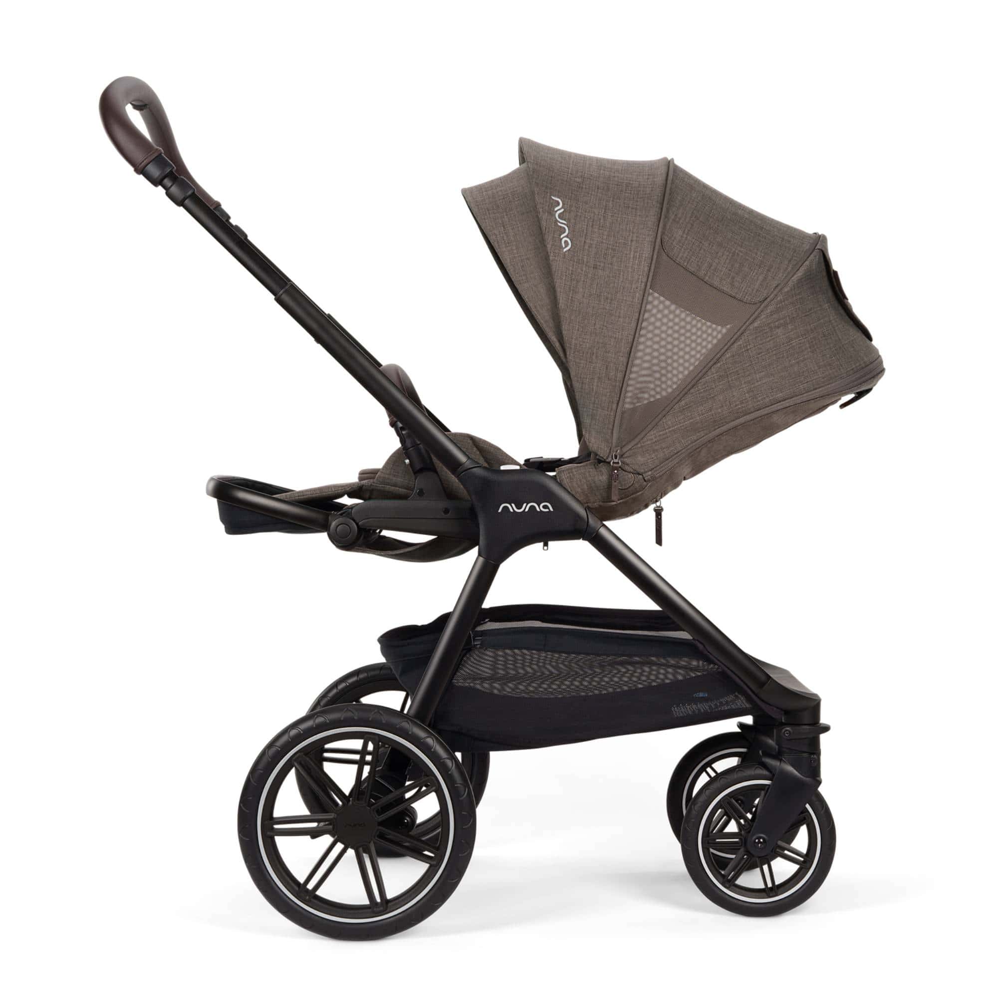 Kombi-Kinderwagen, nuna, Braun – Produktansicht