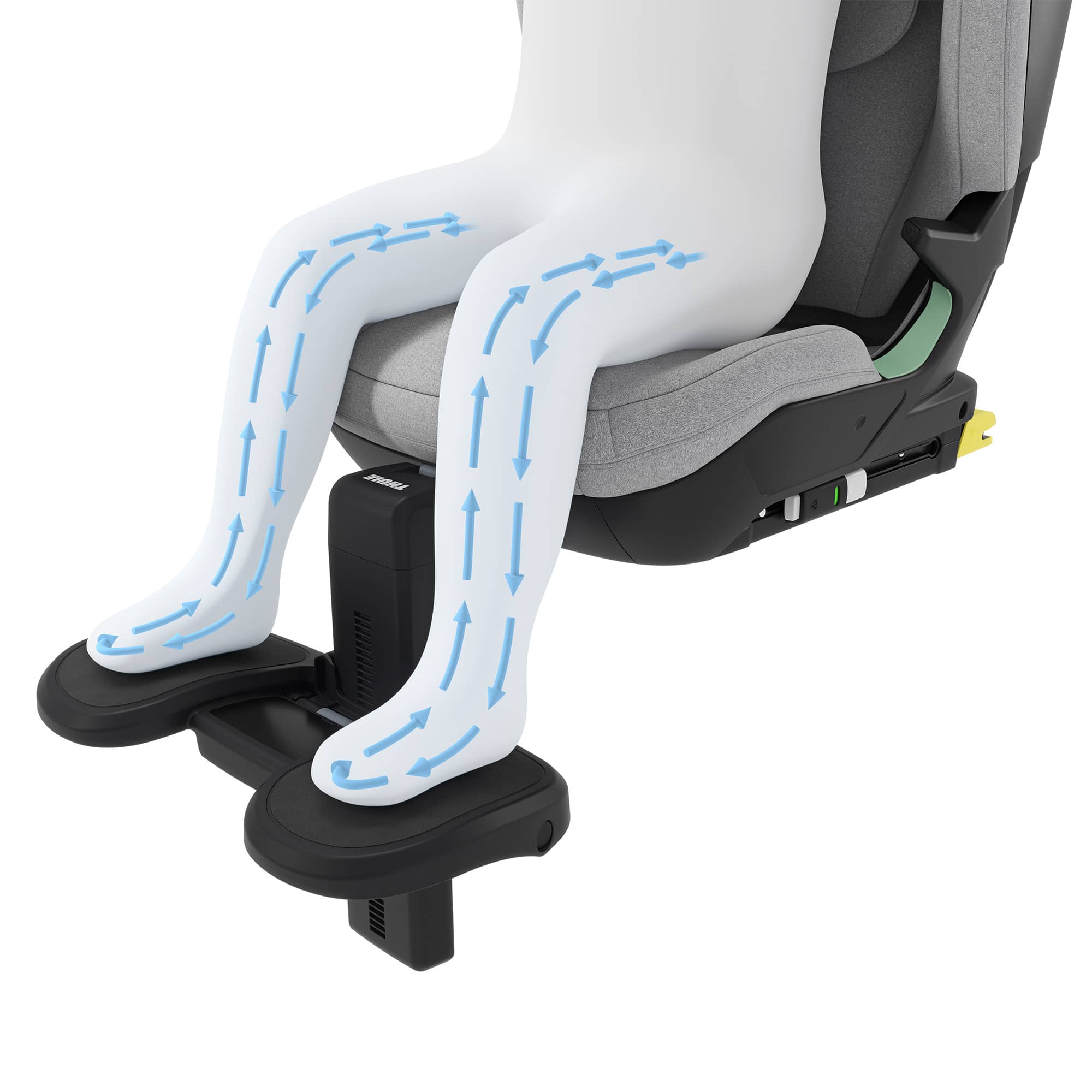 Kindersitze 15-36 kg, Gruppe 2/3, THULE, Schwarz – Produktansicht
