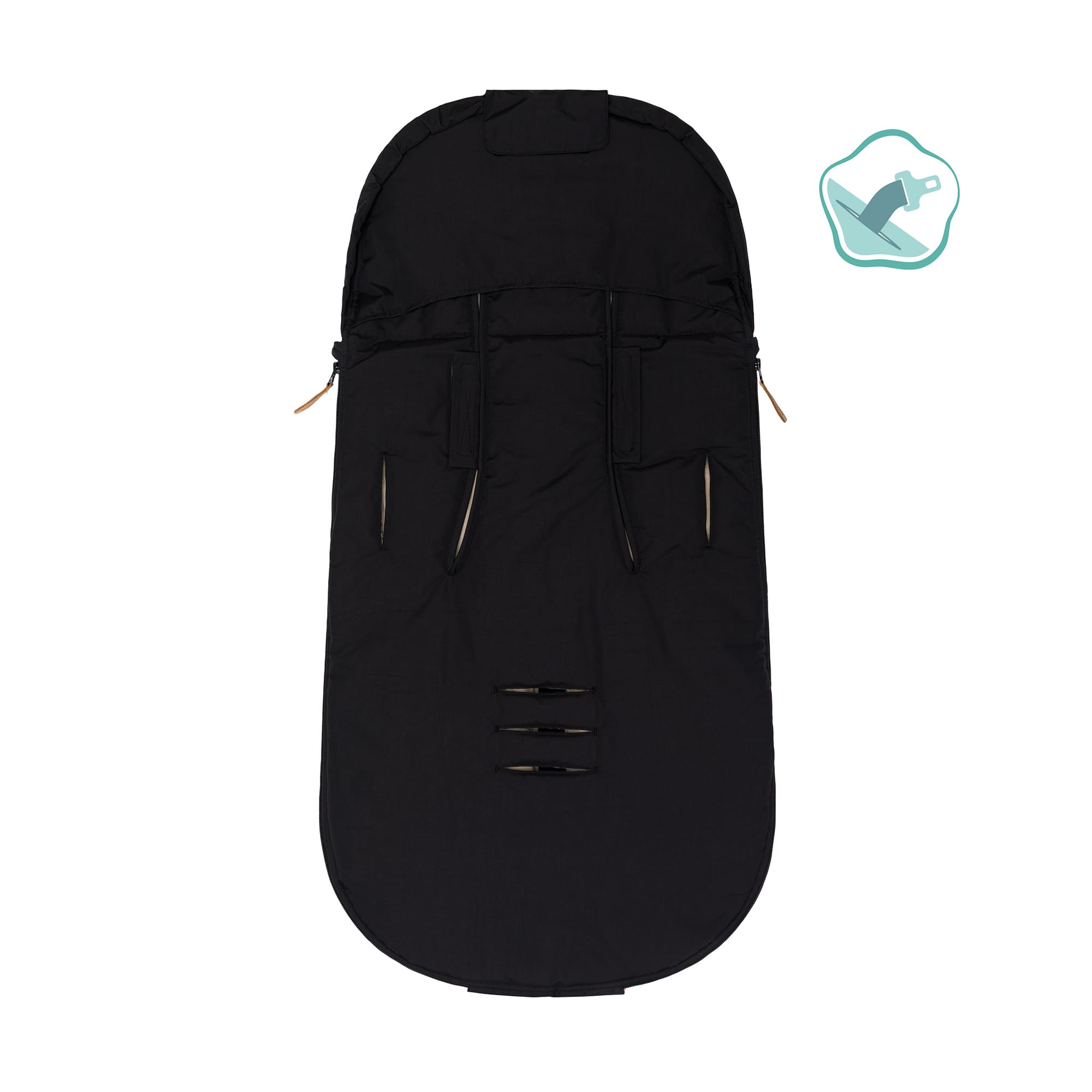 Sommerfußsäcke, LITTLE ONE, Schwarz – Produktansicht