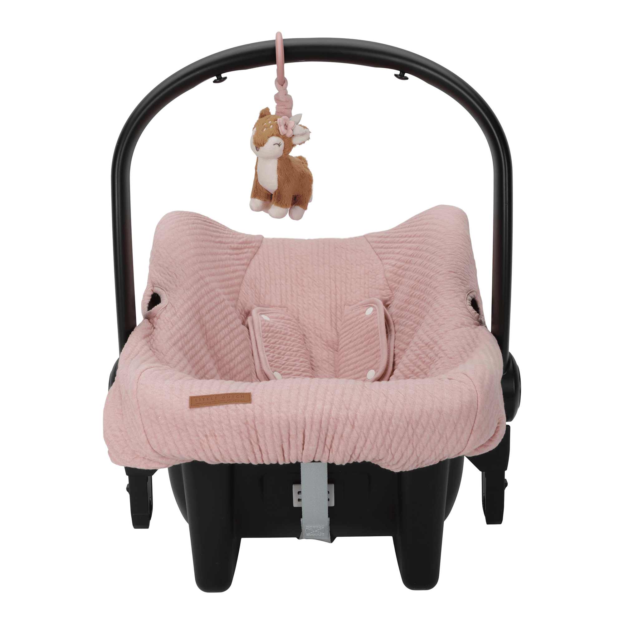 Kinderwagen Spielzeug, LITTLE DUTCH, Braun – Produktansicht