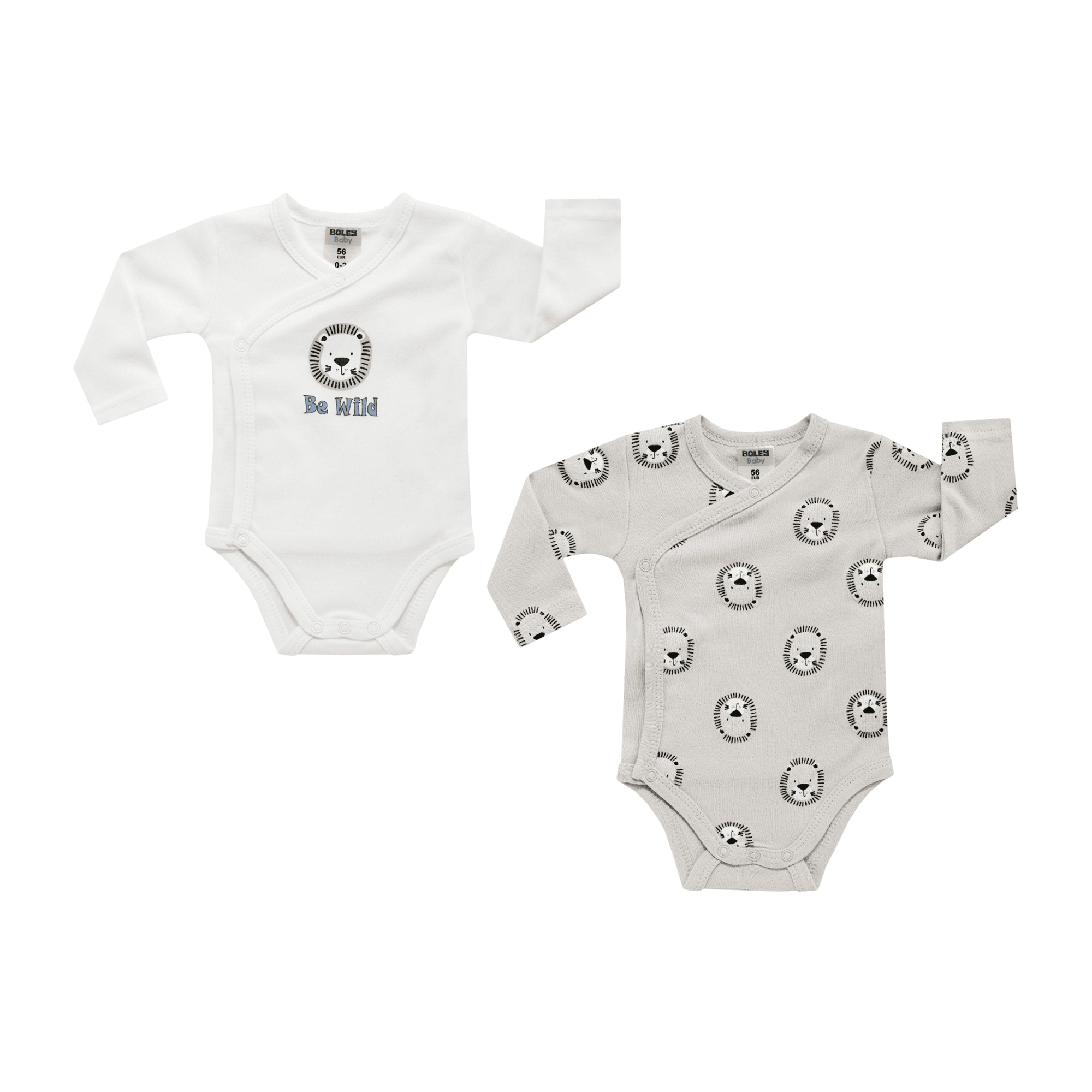 Wickelbodys, Boley, Beige – Besonderheit: aus 100% Baumwolle