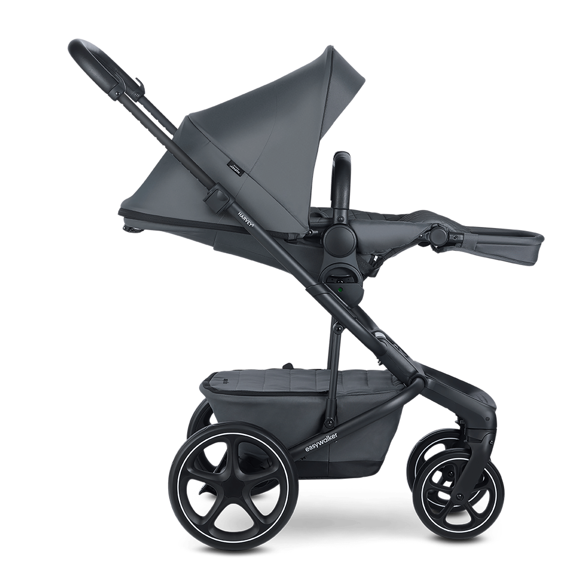 Kombi-Kinderwagen, easywalker, Grau – Produktansicht