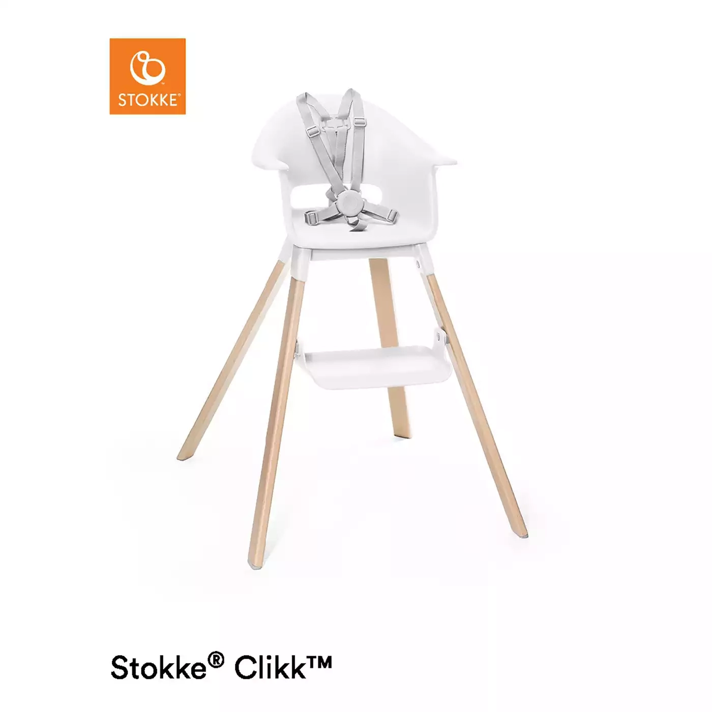Treppenhochstühle, STOKKE, Weiß – Produktansicht