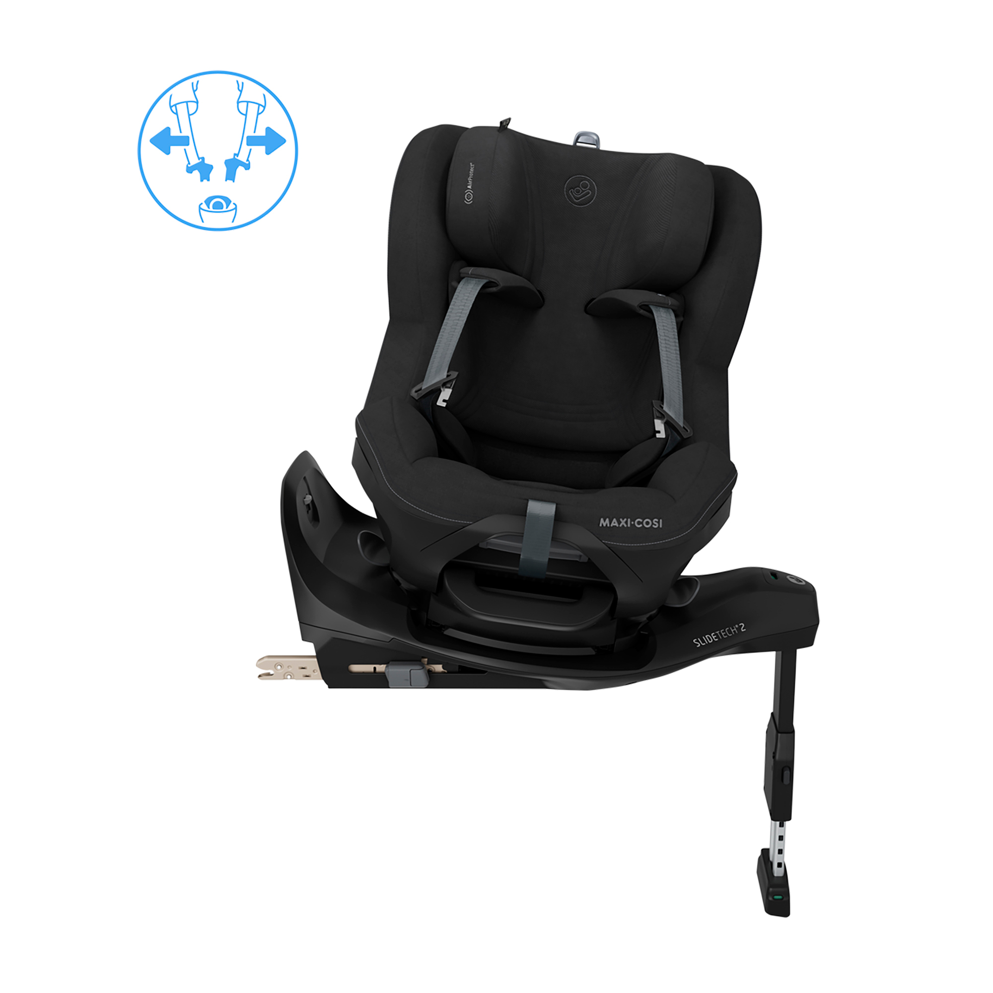 Reboarder 0-18 kg, Gruppe 0+/1, MAXI-COSI Premium, Schwarz – Produktansicht
