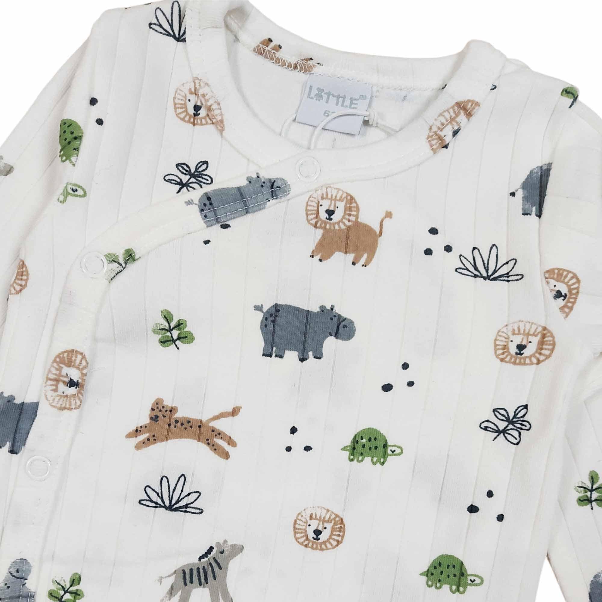 Wickelbodys, LITTLE, Weiß – Besonderheit: aus 100% Baumwolle
