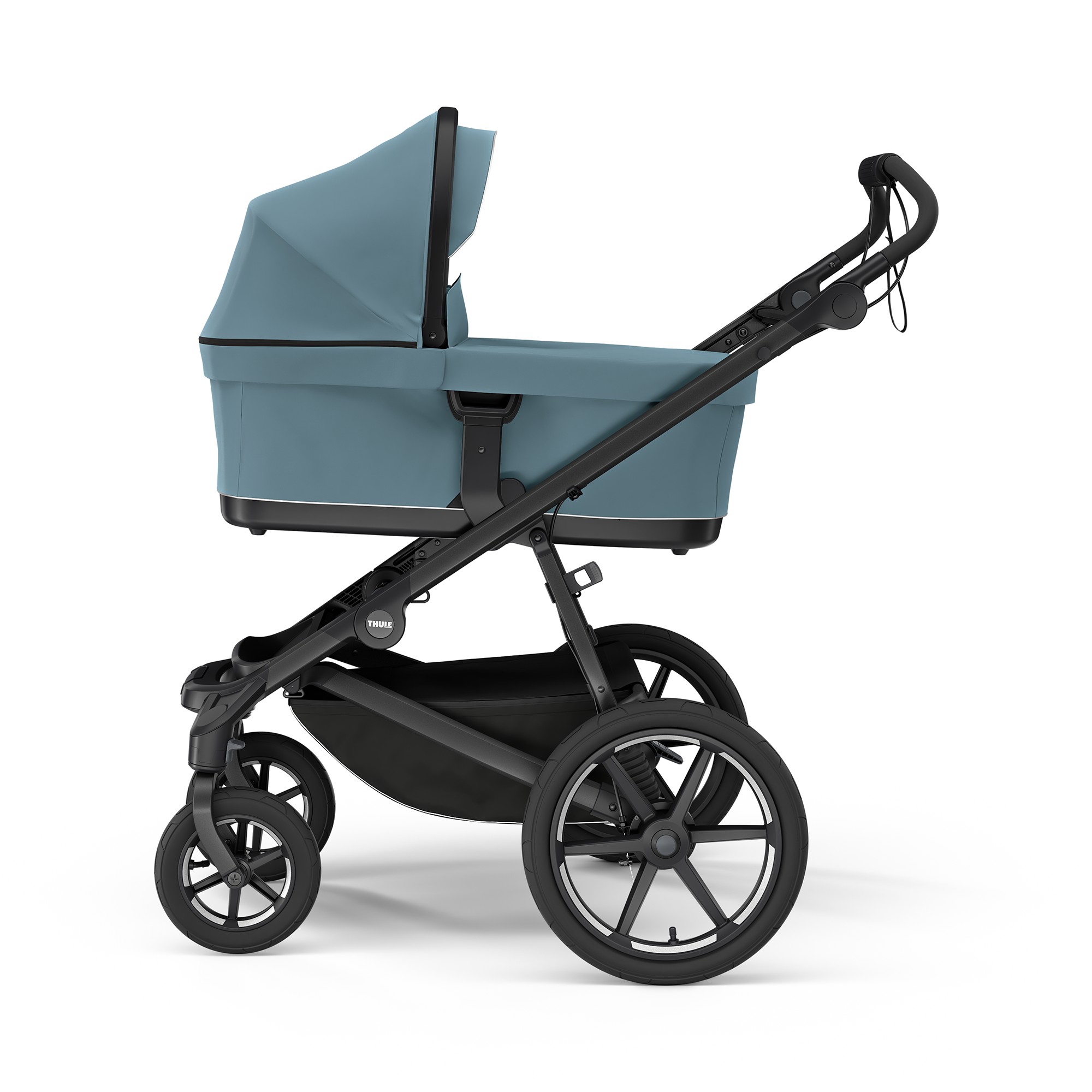 Kombi-Kinderwagen, THULE, Blau – Produktansicht
