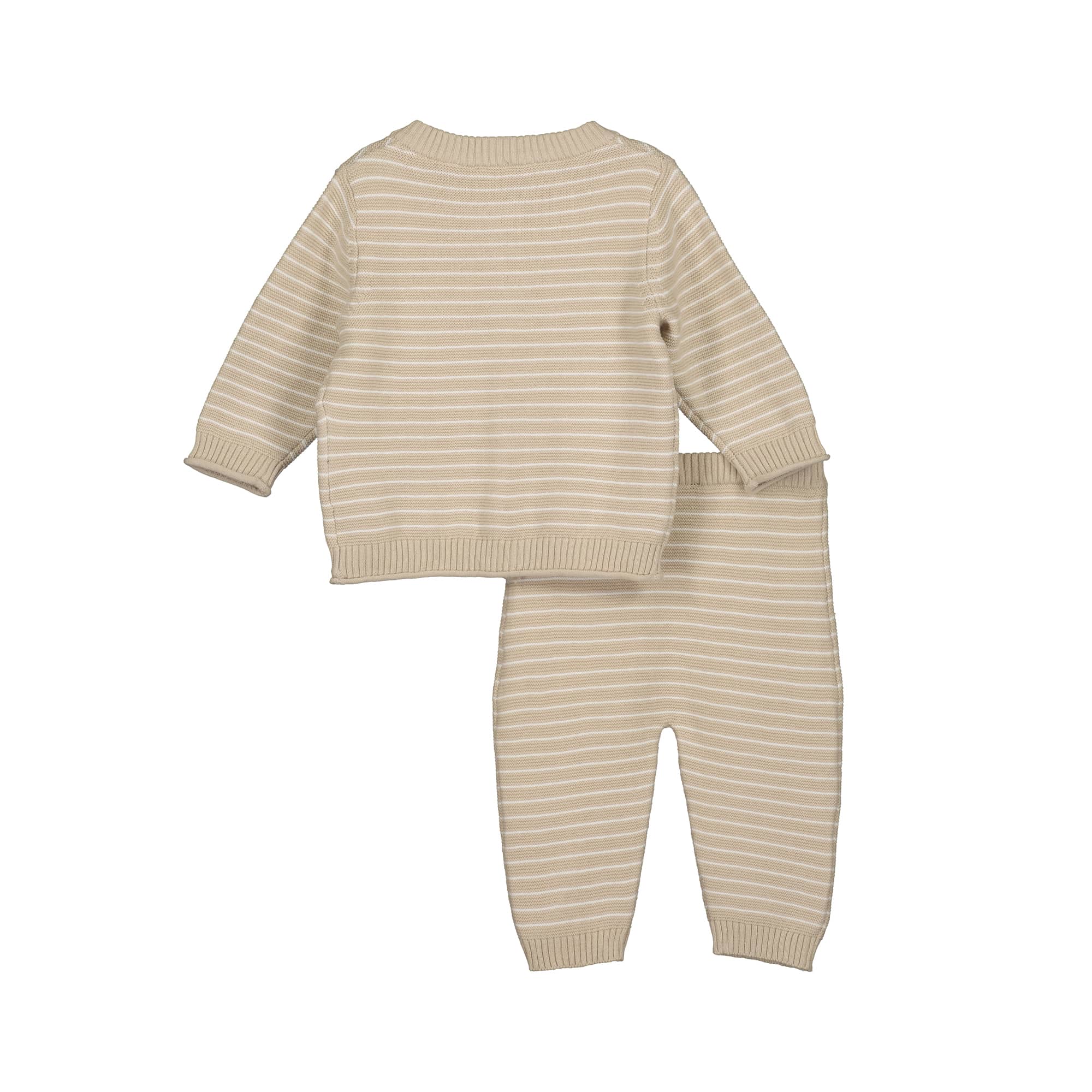 Sweat-, Fleece- & Strickjacken, blue seven, Braun – Besonderheit: Set aus Strickjacke und langer Hose