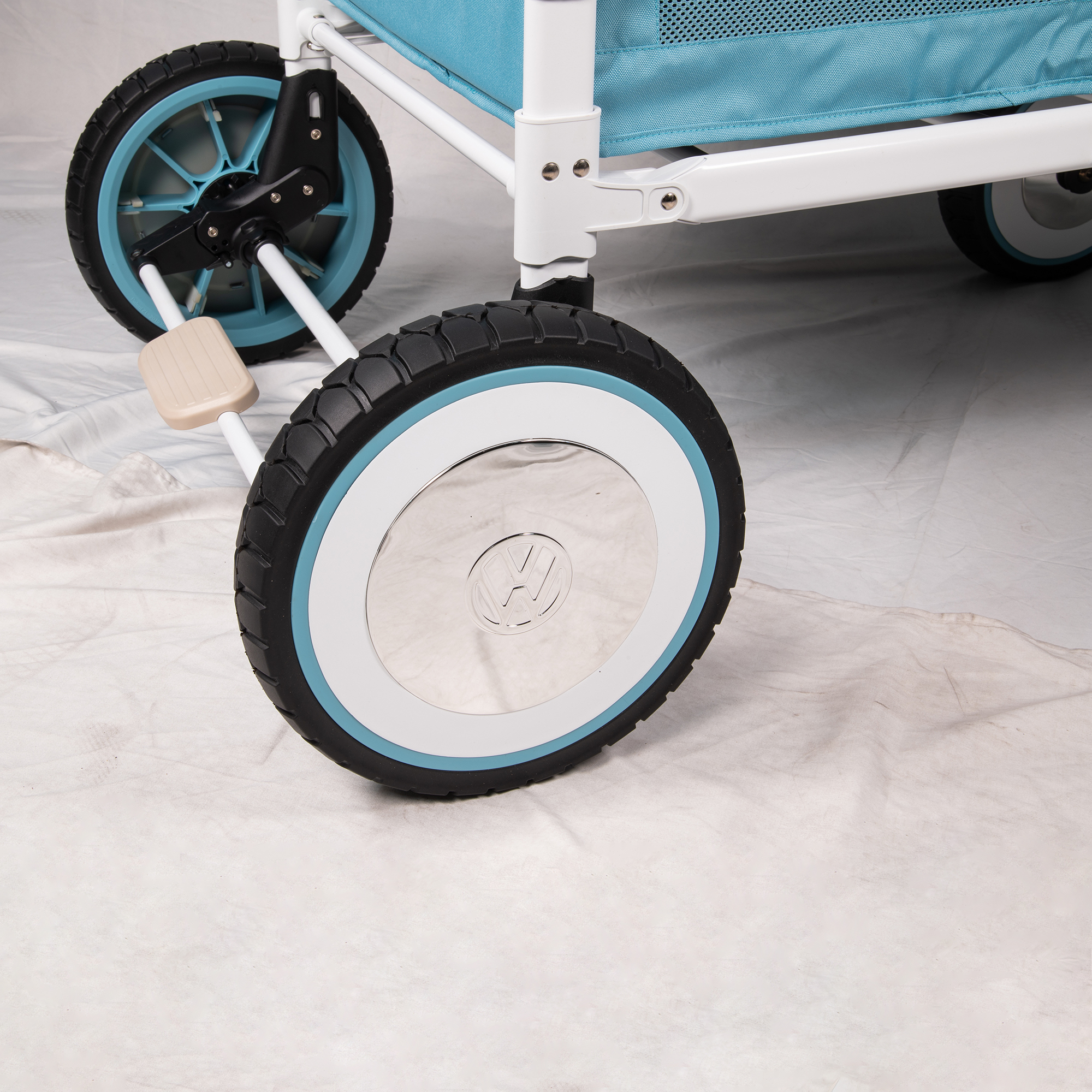 Zwillingswagen & Geschwisterwagen, WONDERFOLD, Blau – Produktansicht
