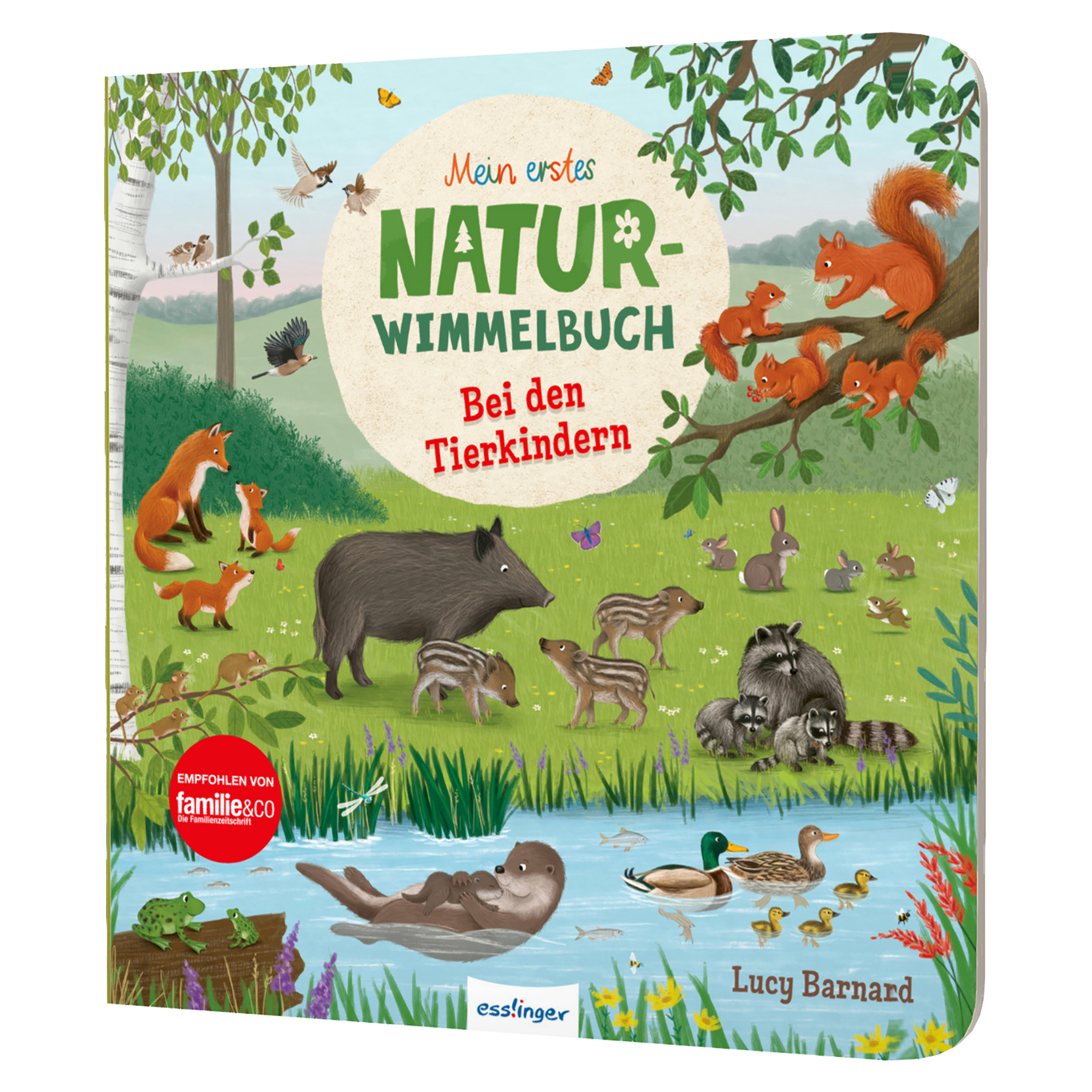 Mein erstes Natur-Wimmelbuch: Bei den Tierkindern THIENEMANN Grün 2000584907700 1