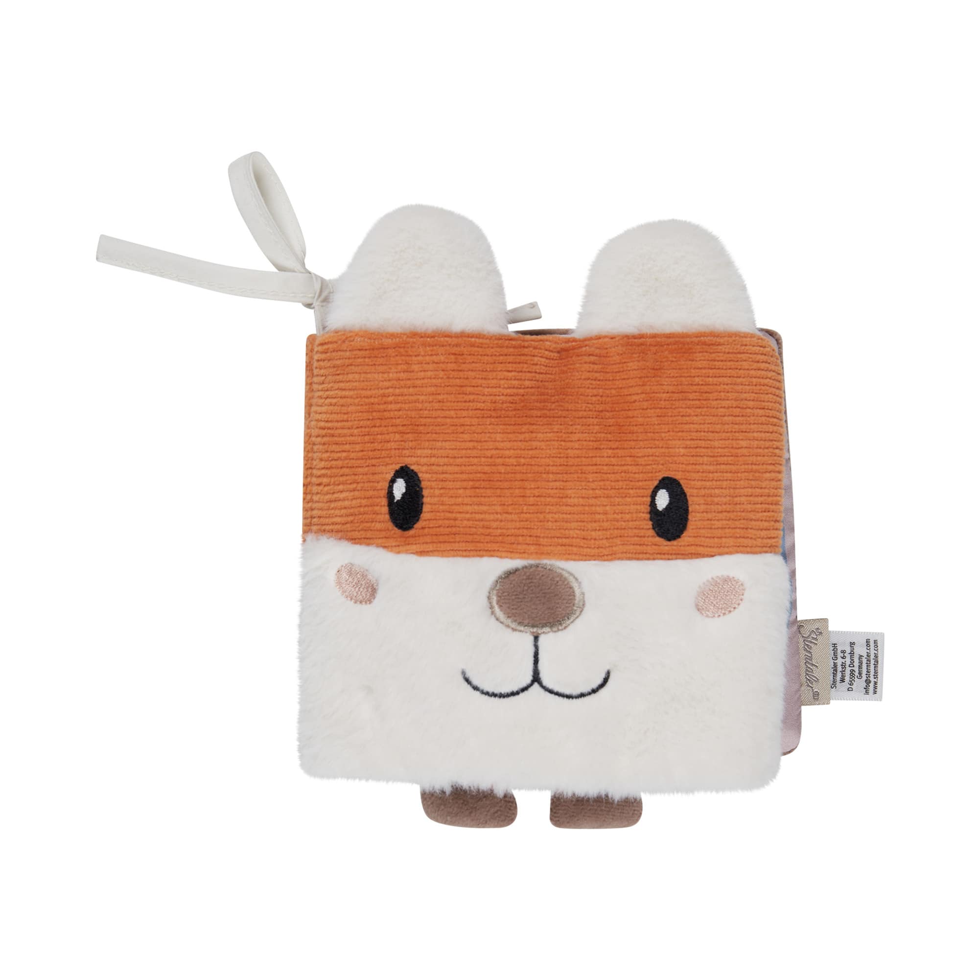 Stoffbücher, Sterntaler, Rot – Produktansicht