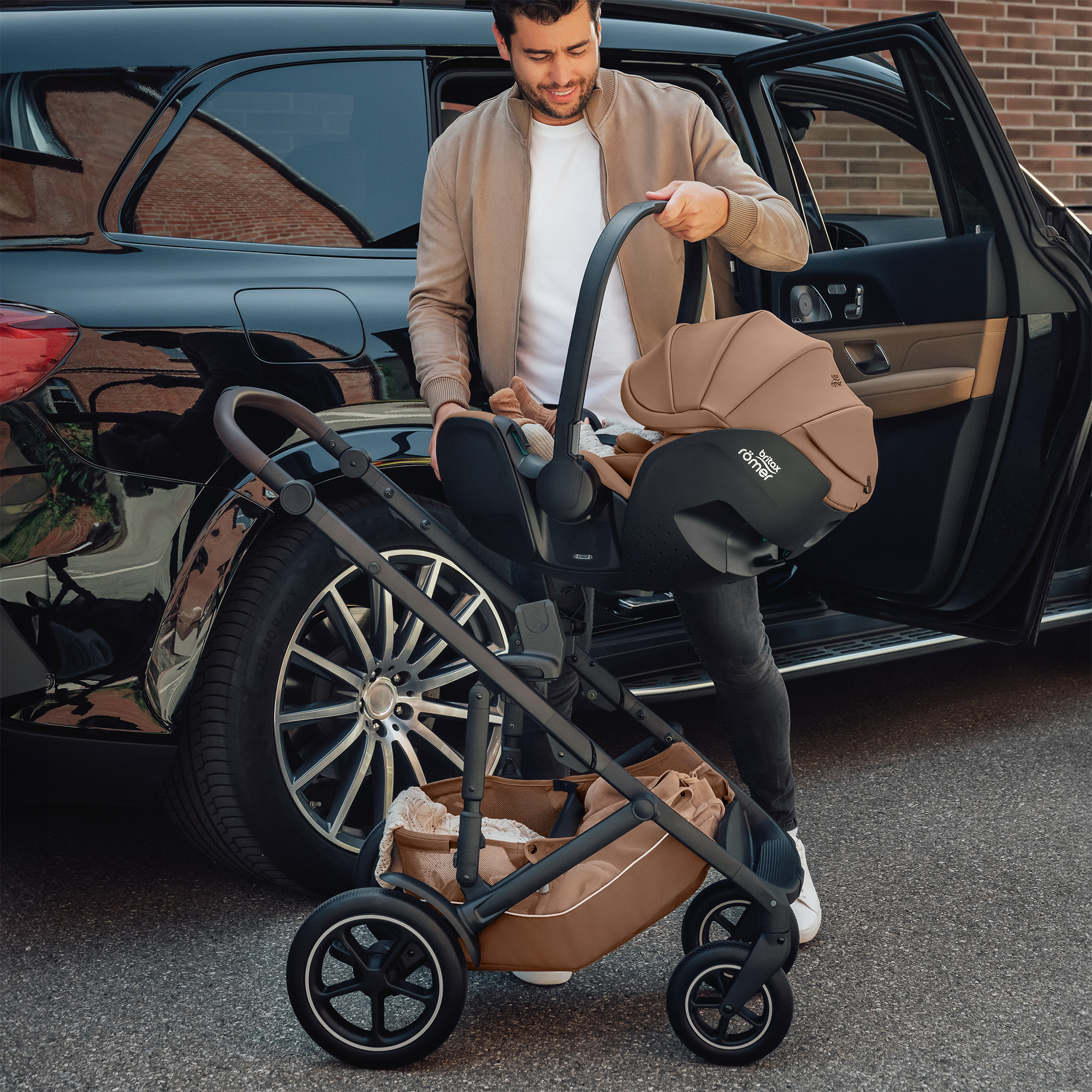 Babyschalen 0-13 kg, Gruppe 0+, Britax Diamond, Braun – Produktansicht