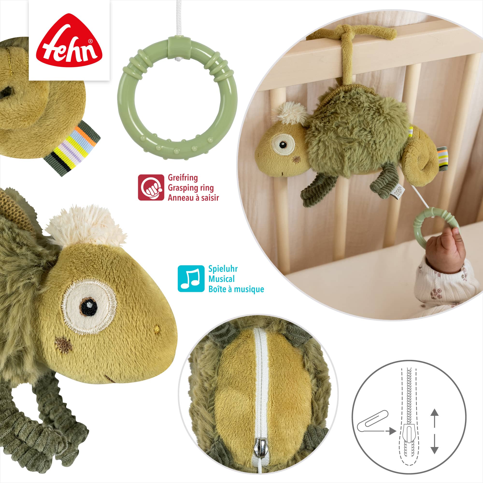 Spieluhren, fehn, Grün – Produktansicht