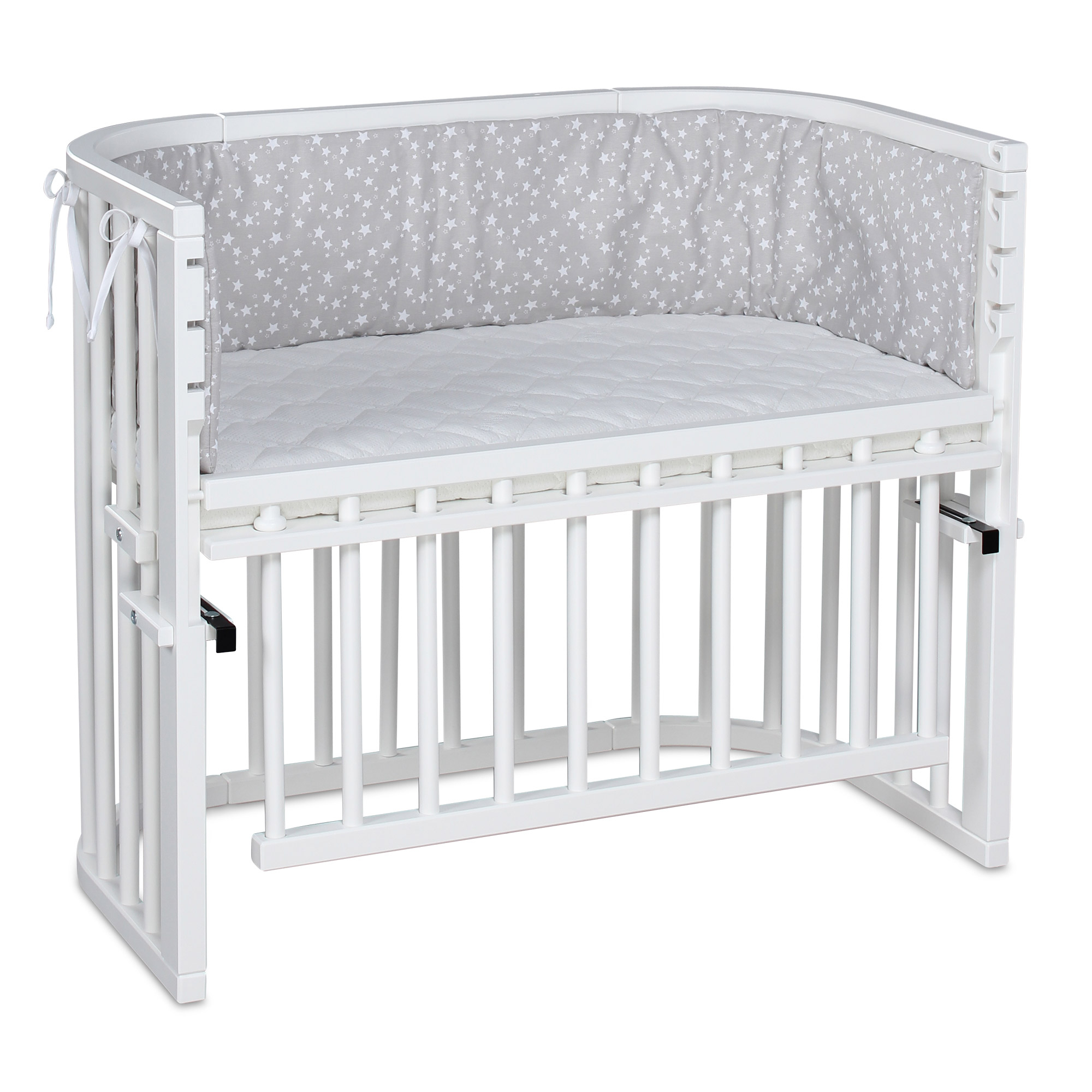 Beistellbetten, babybay, Weiß – Produktansicht