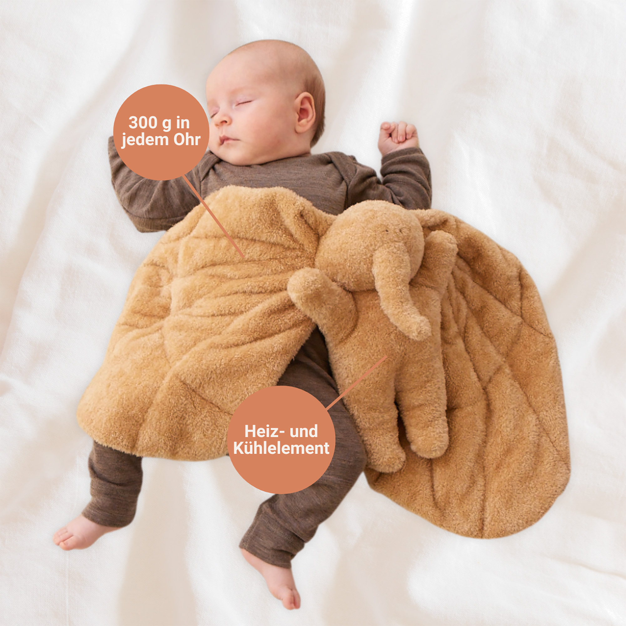 Kuscheltiere, MEMBANTU, Grau – Produktansicht
