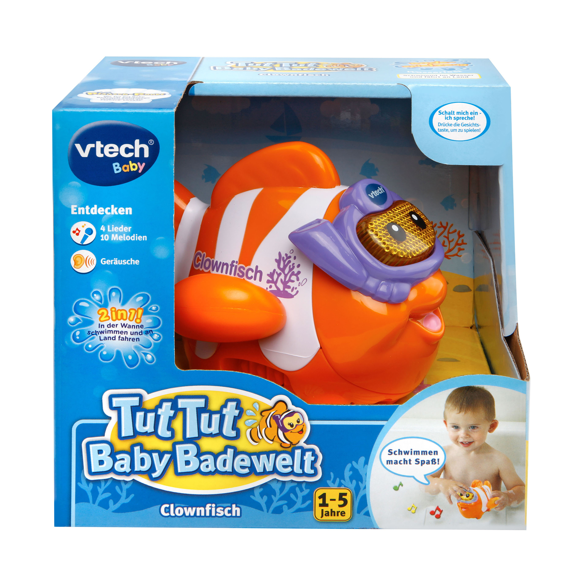 Badespielzeug, vtech, Orange – Produktansicht