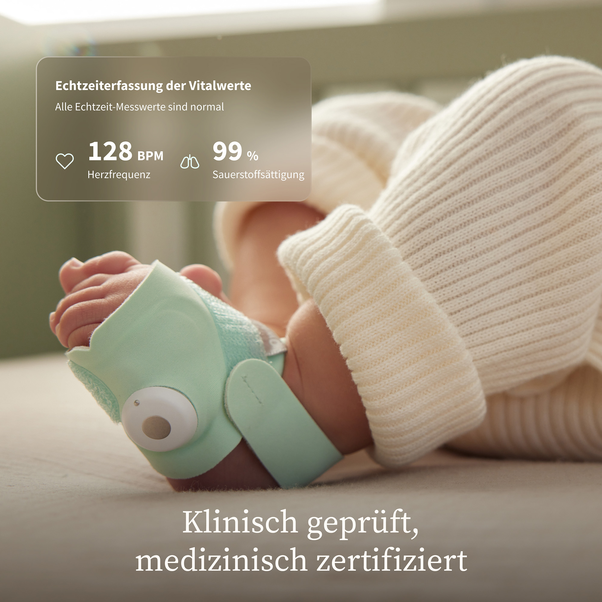 Video Babyphone, Owlet, Grün – Produktansicht