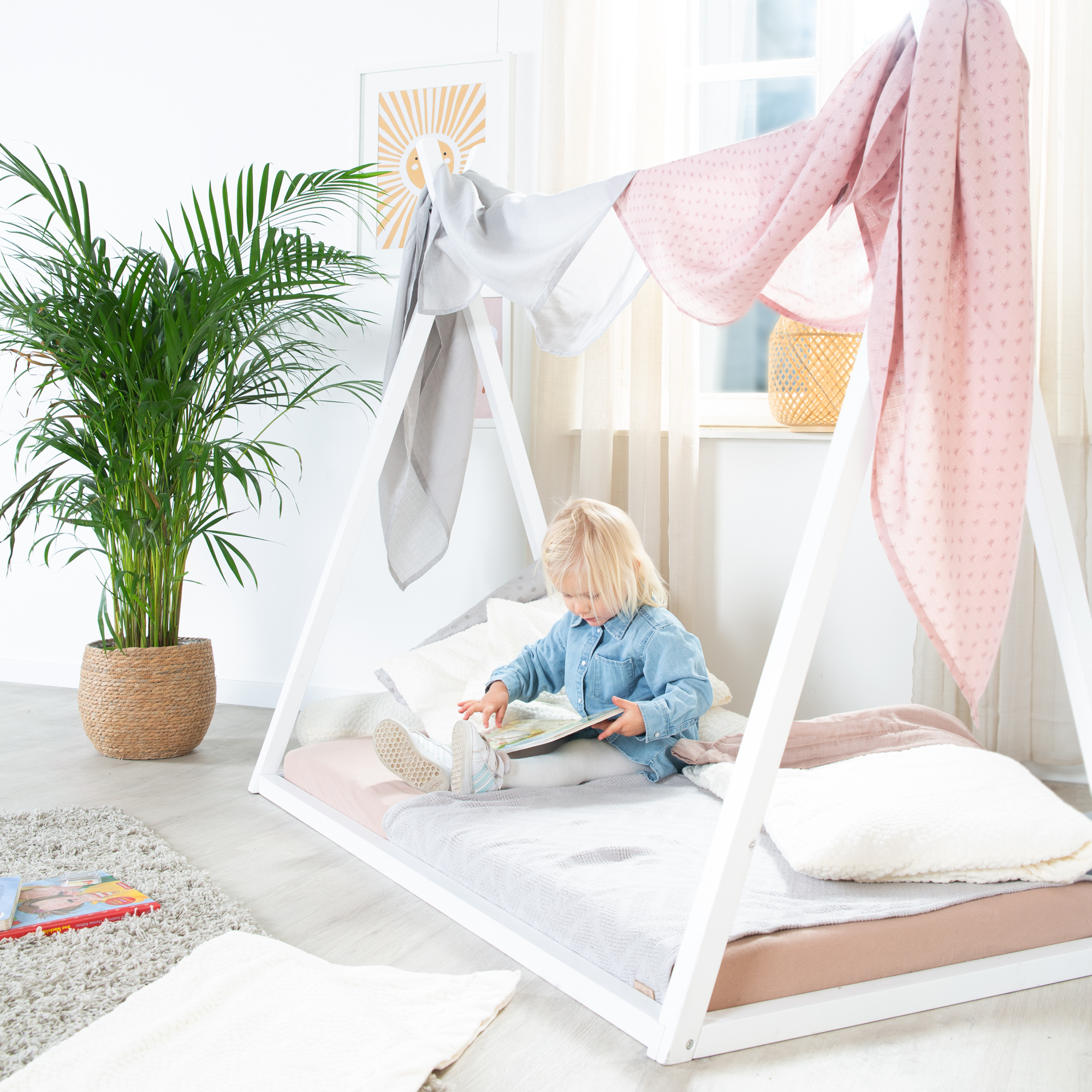 Hausbett, roba, Weiß – Produktansicht
