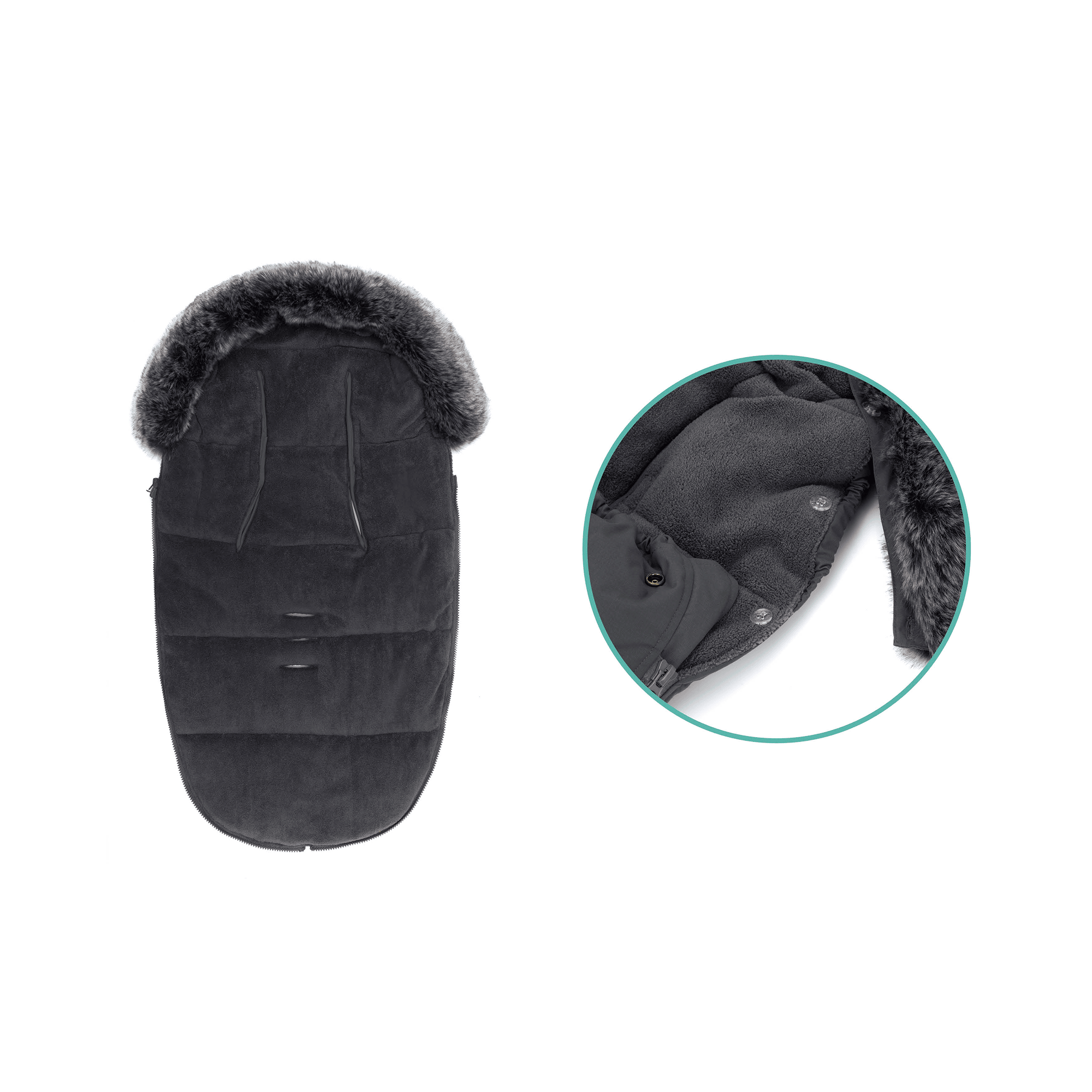 Fußsäcke & Decken, LITTLE ONE, Grau – Produktansicht