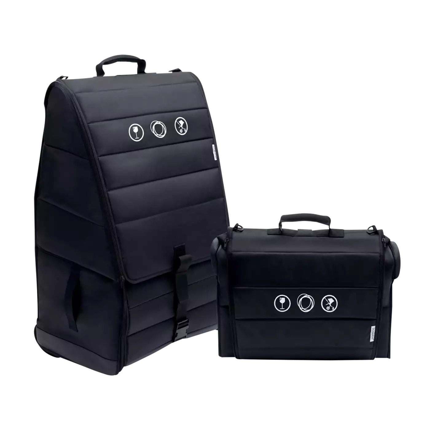 Kinderwagen Taschen, bugaboo, Schwarz – Besonderheit: mit separater Rädertasche