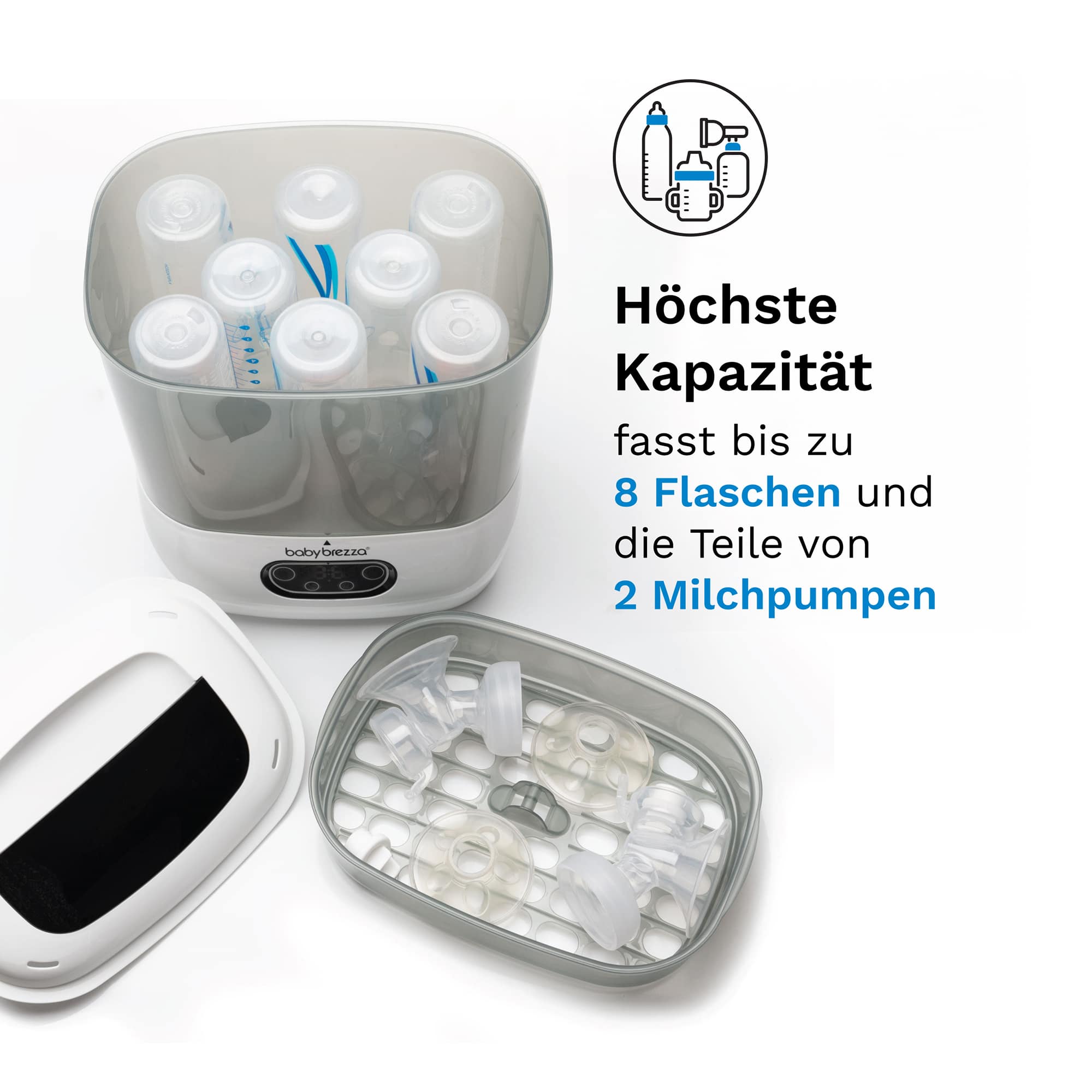 Vaporisatoren, babybrezza, Weiß – Produktansicht