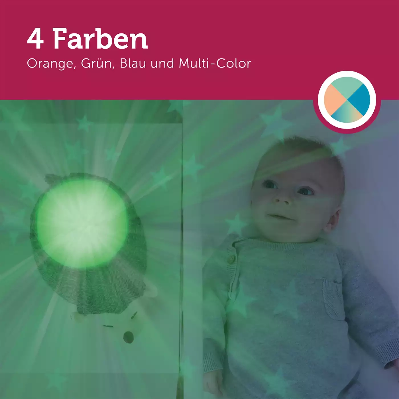 Nachtlichter, ZAZU, Grau – Produktansicht