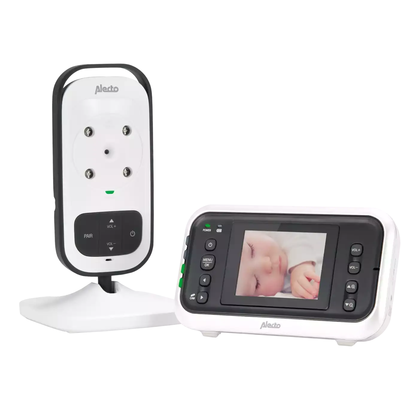 Video Babyphone DVM-75 Alecto baby Anthrazit 2000574089300 1