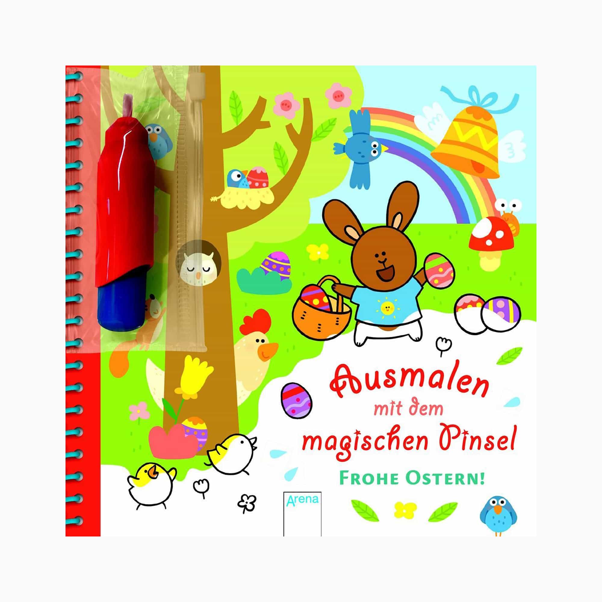 Malbücher, Arena, Grün – Besonderheit: interaktives Malbuch mit magischem Pinsel und integriertem Wassertank
