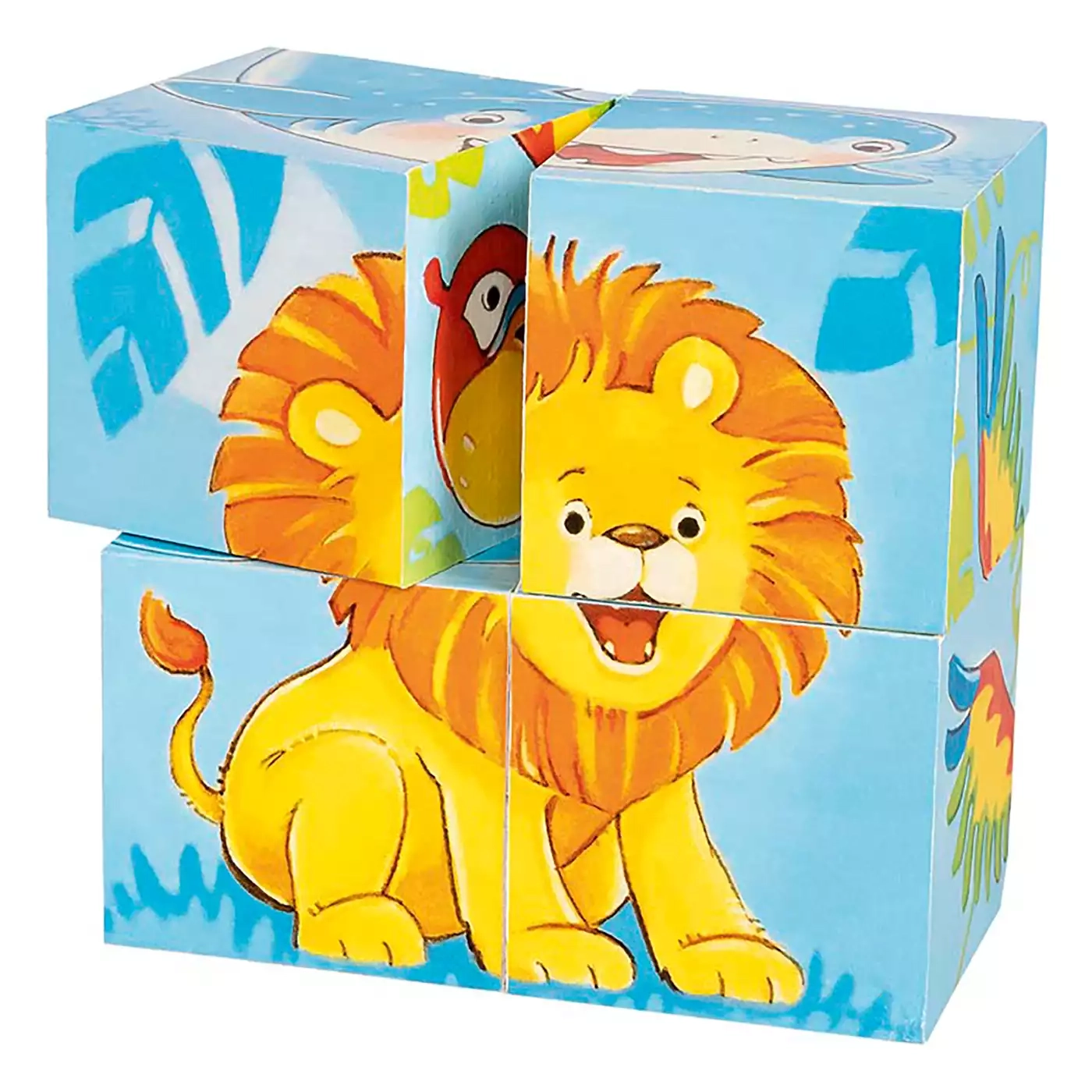 Holzpuzzle, goki, Mehrfarbig – Produktansicht