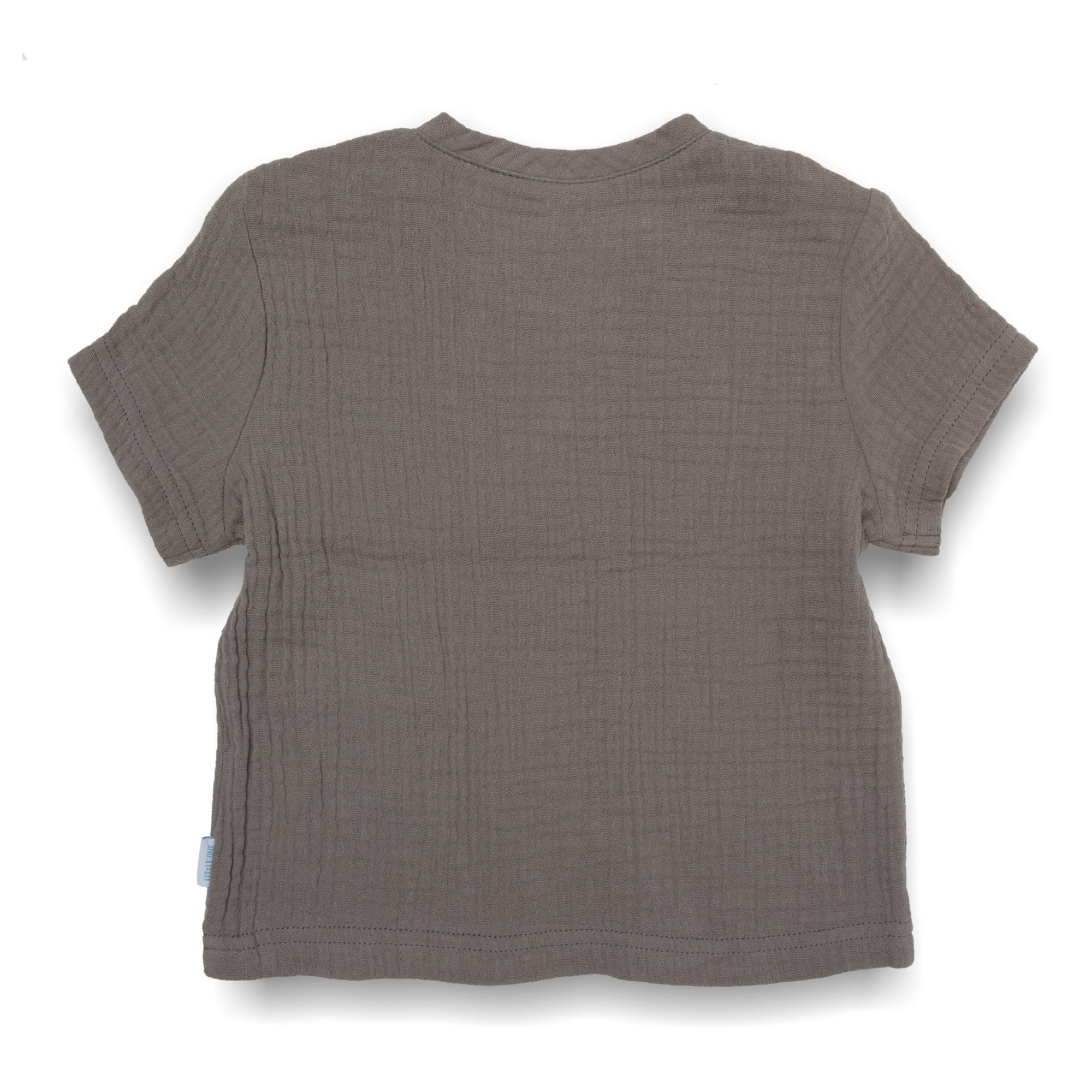 Musselin T-Shirt Uni Khaki LITTLE ONE Grün Grün M2000586200878 2