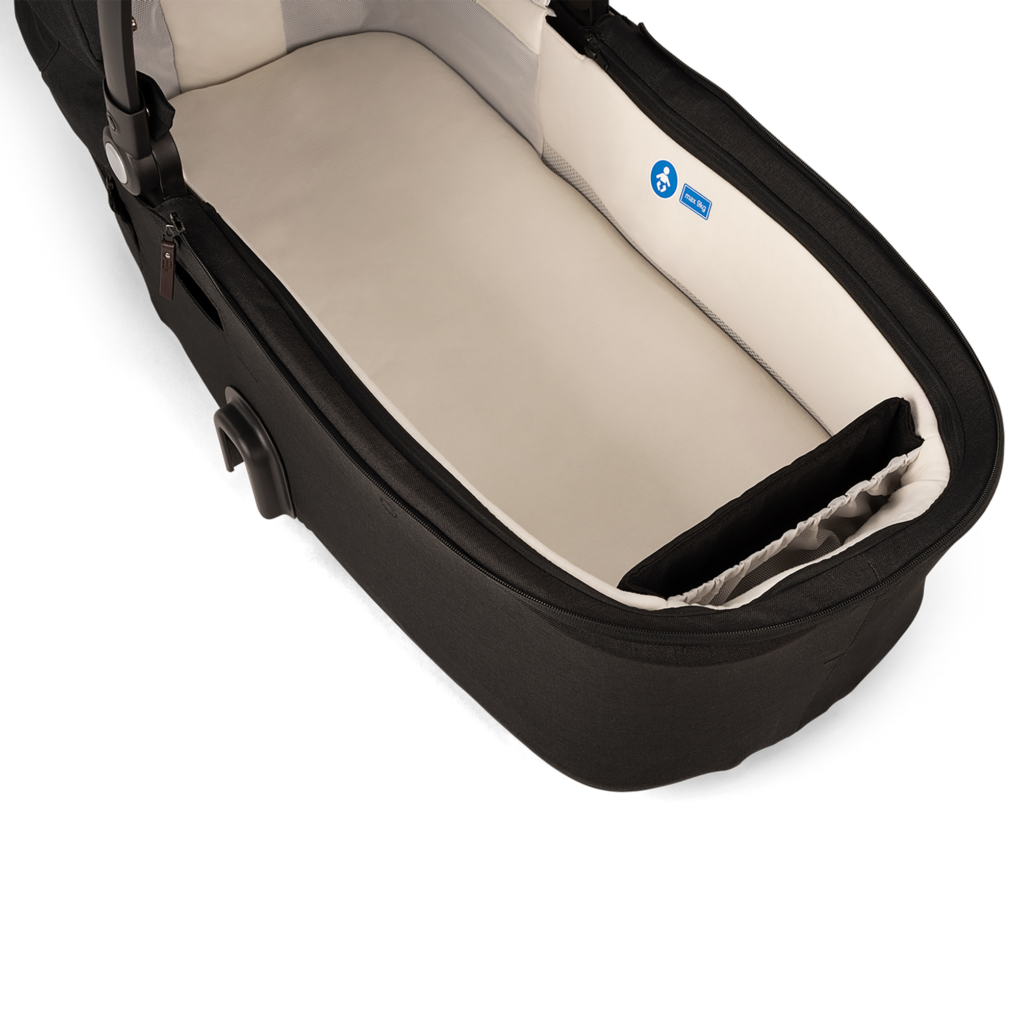 Kombi-Kinderwagen, nuna, Schwarz – Produktansicht