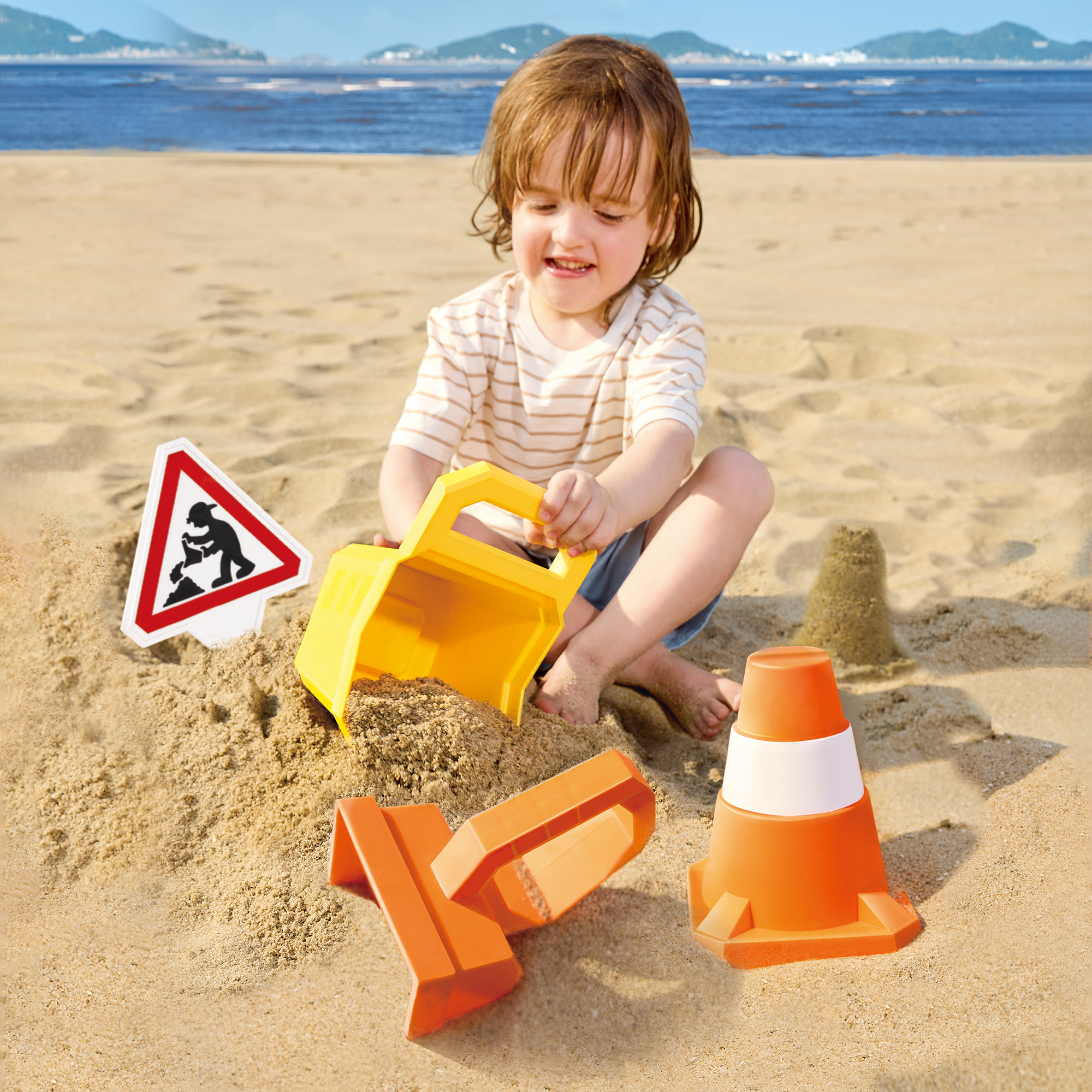 Sandspielzeug, Hape, Mehrfarbig – Produktansicht