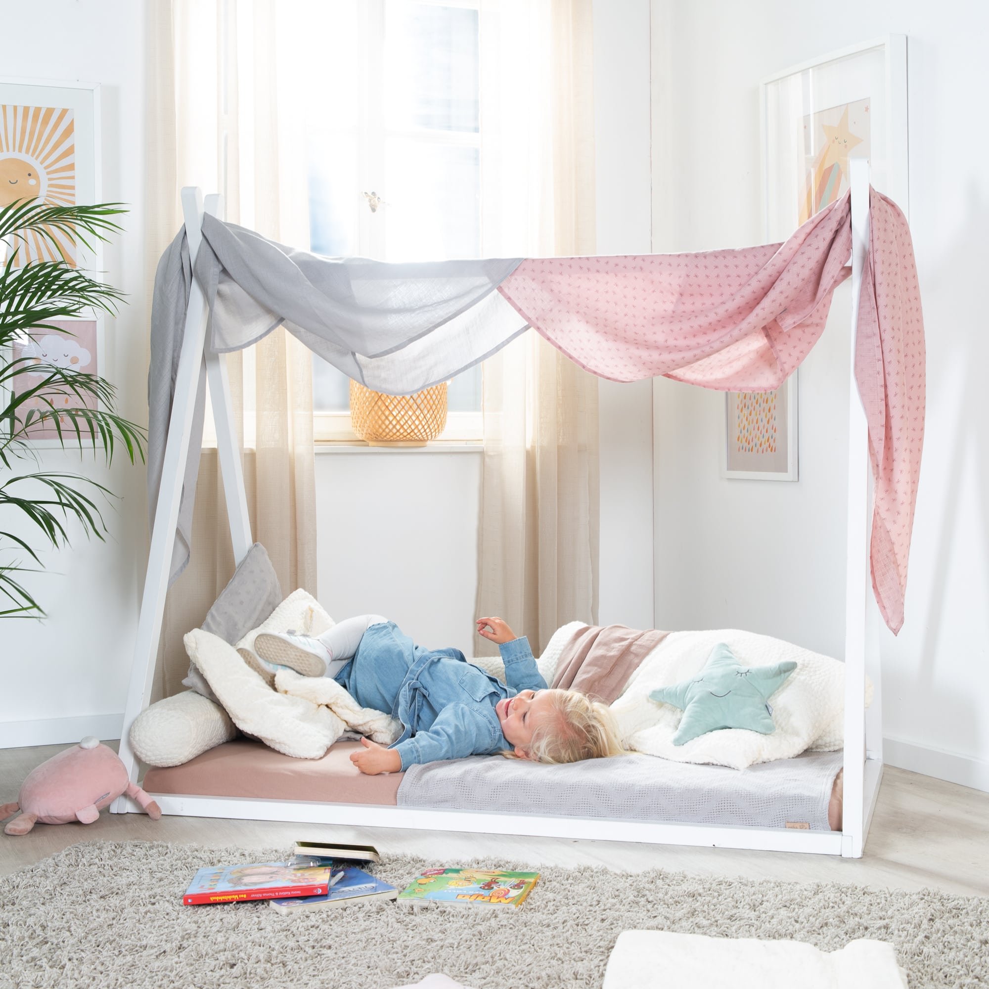 Hausbett, roba, Weiß – Produktansicht