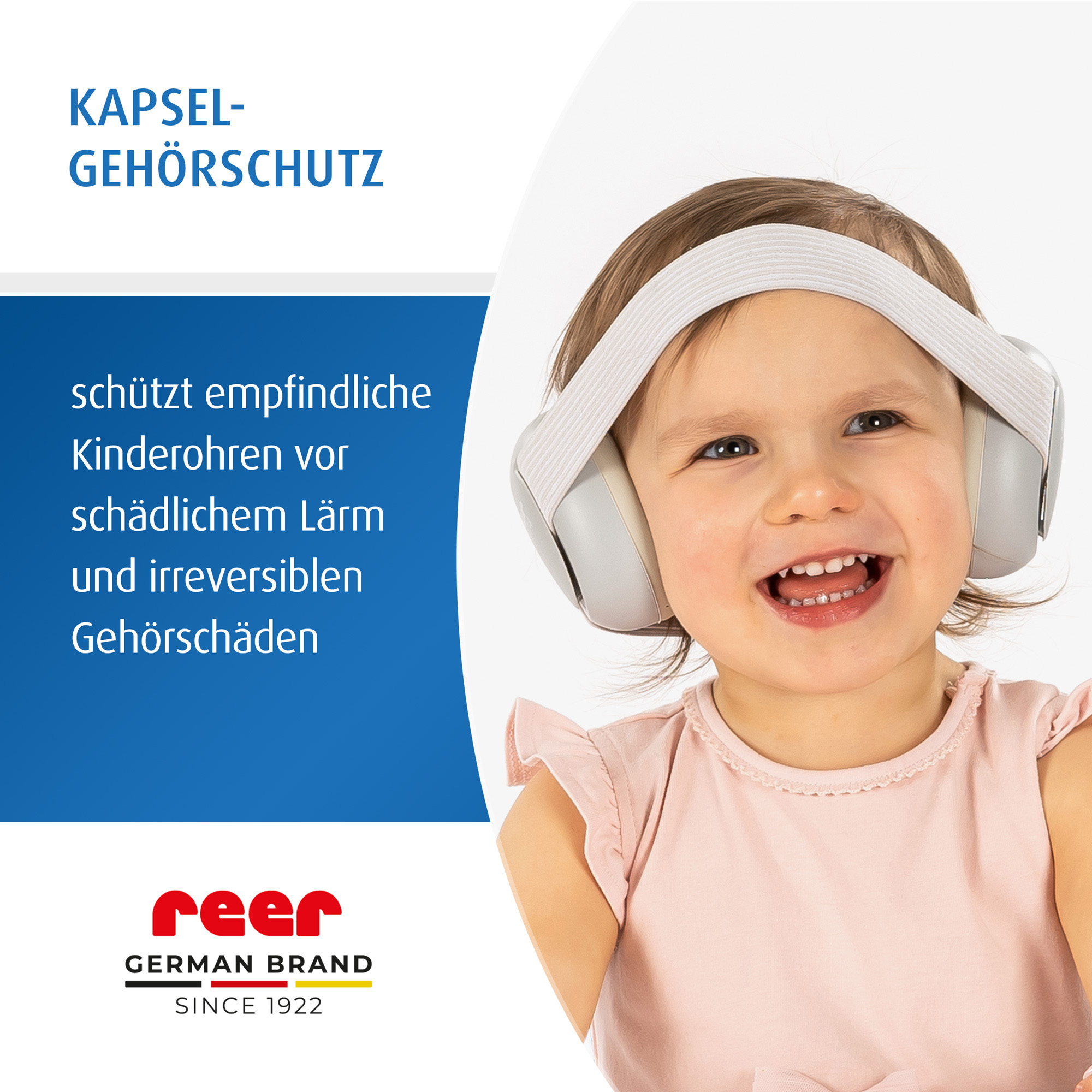 Gehörschutz, reer, Grau – Produktansicht