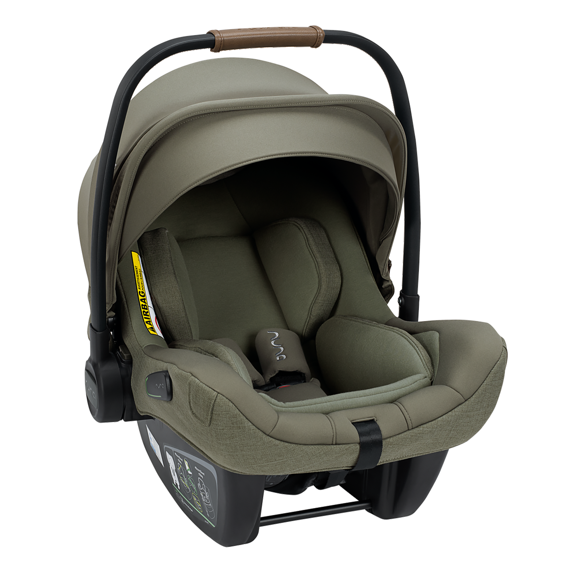 Babyschalen 0-13 kg, Gruppe 0+, nuna, Grün – Produktansicht