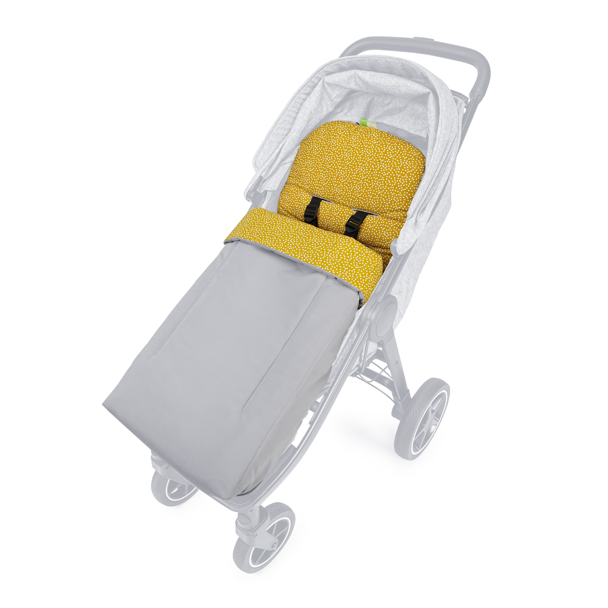 Fußsäcke & Decken, Liebes von Priebes, Gelb – Besonderheit: pflegeleichter Universalfußsack für Kinderwagenwannen und Buggys