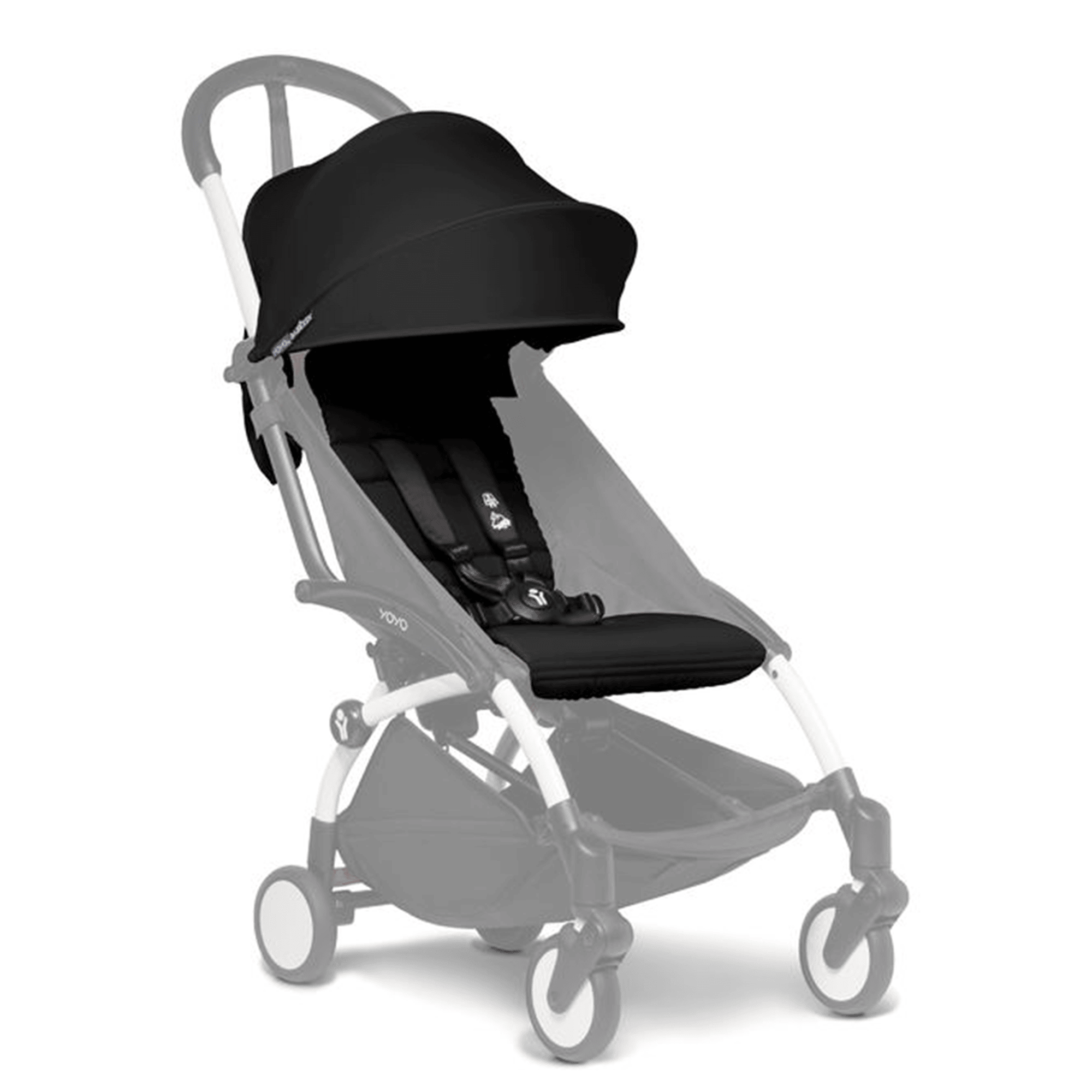 Sportsitze, STOKKE, Schwarz – Besonderheit: bestehend aus Verdeck und Bezug