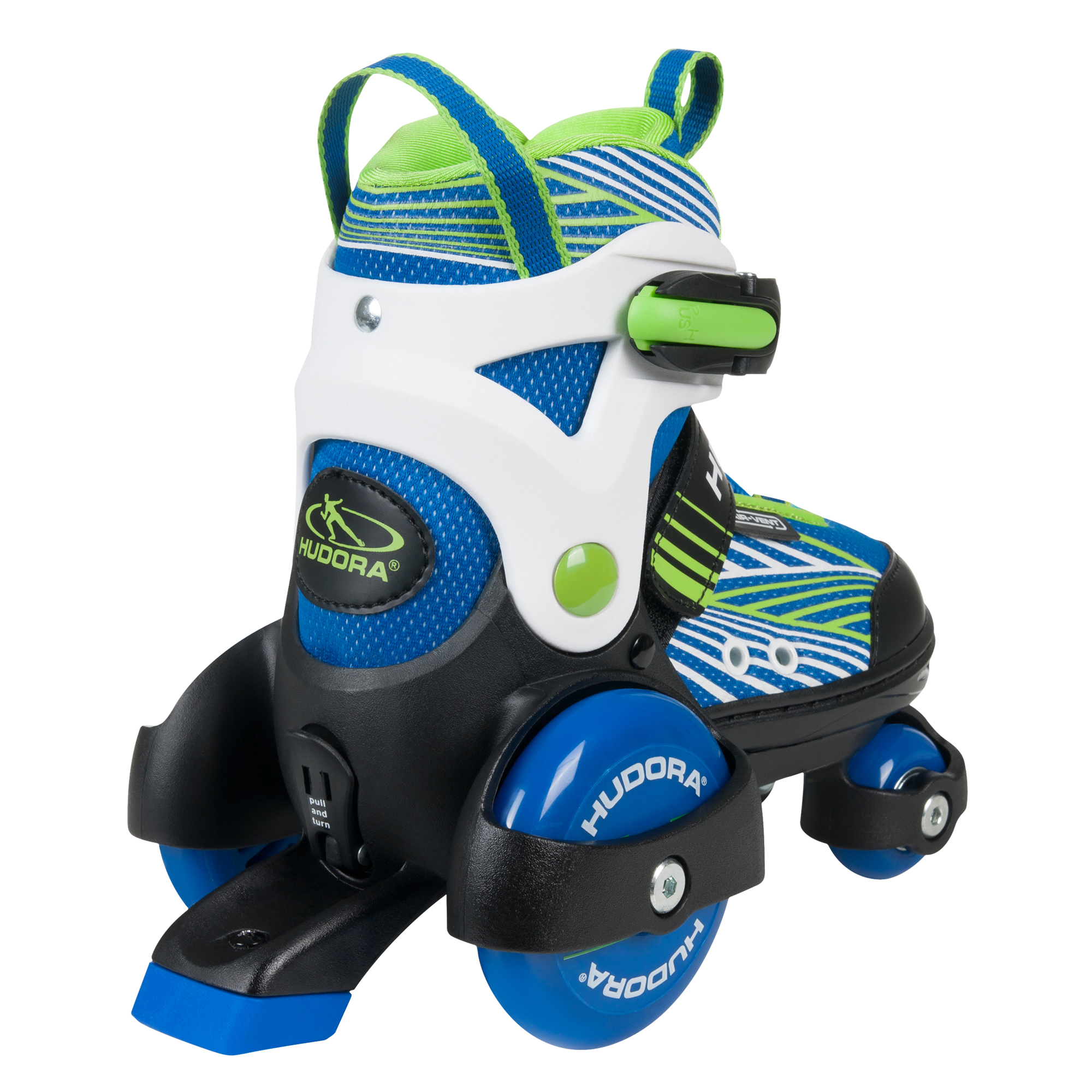 Roller, HUDORA, Blau – Besonderheit: High Rebound-Rollen mit einer Härte von 82A