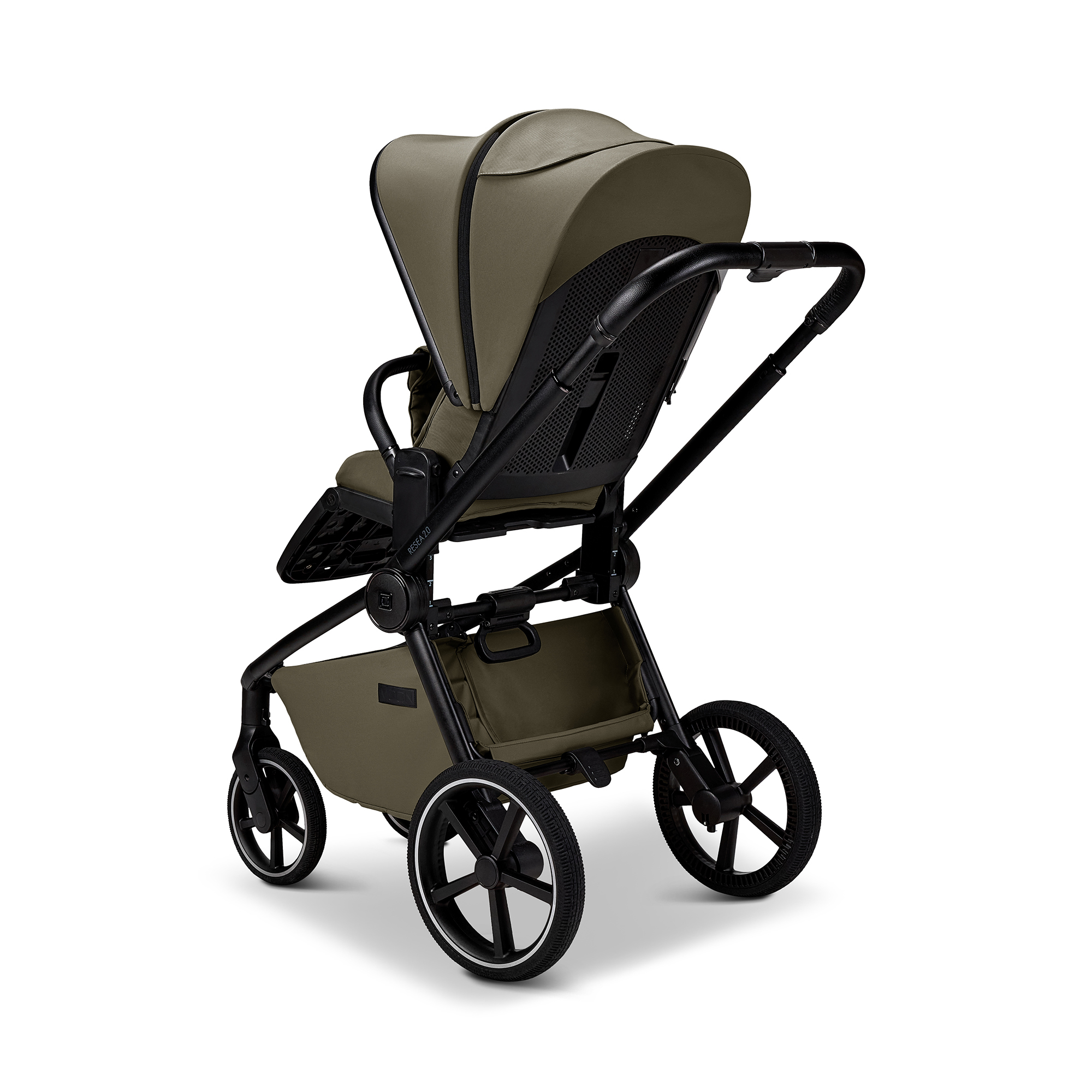 Kombi-Kinderwagen, MOON, Grün – Produktansicht