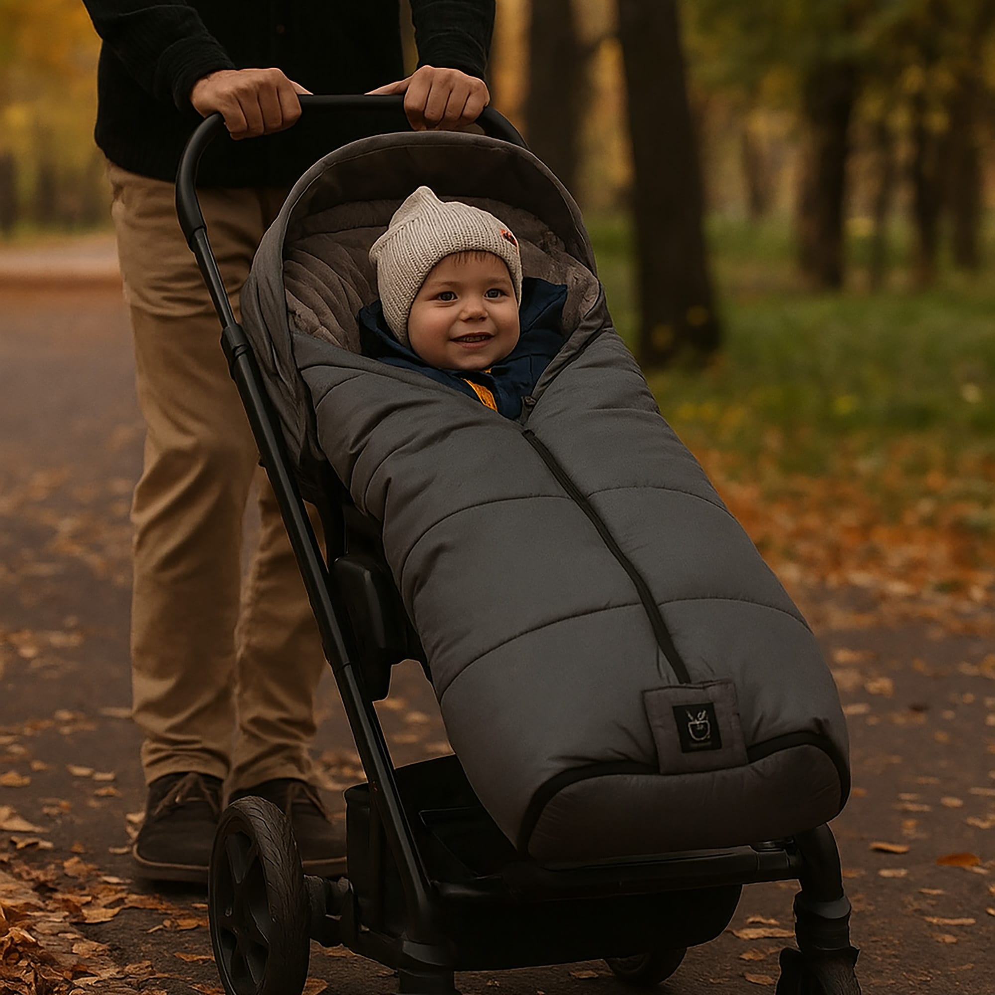 Fußsäcke & Decken, KAISER, Grau – Besonderheit: mit Thermo-Funktion
