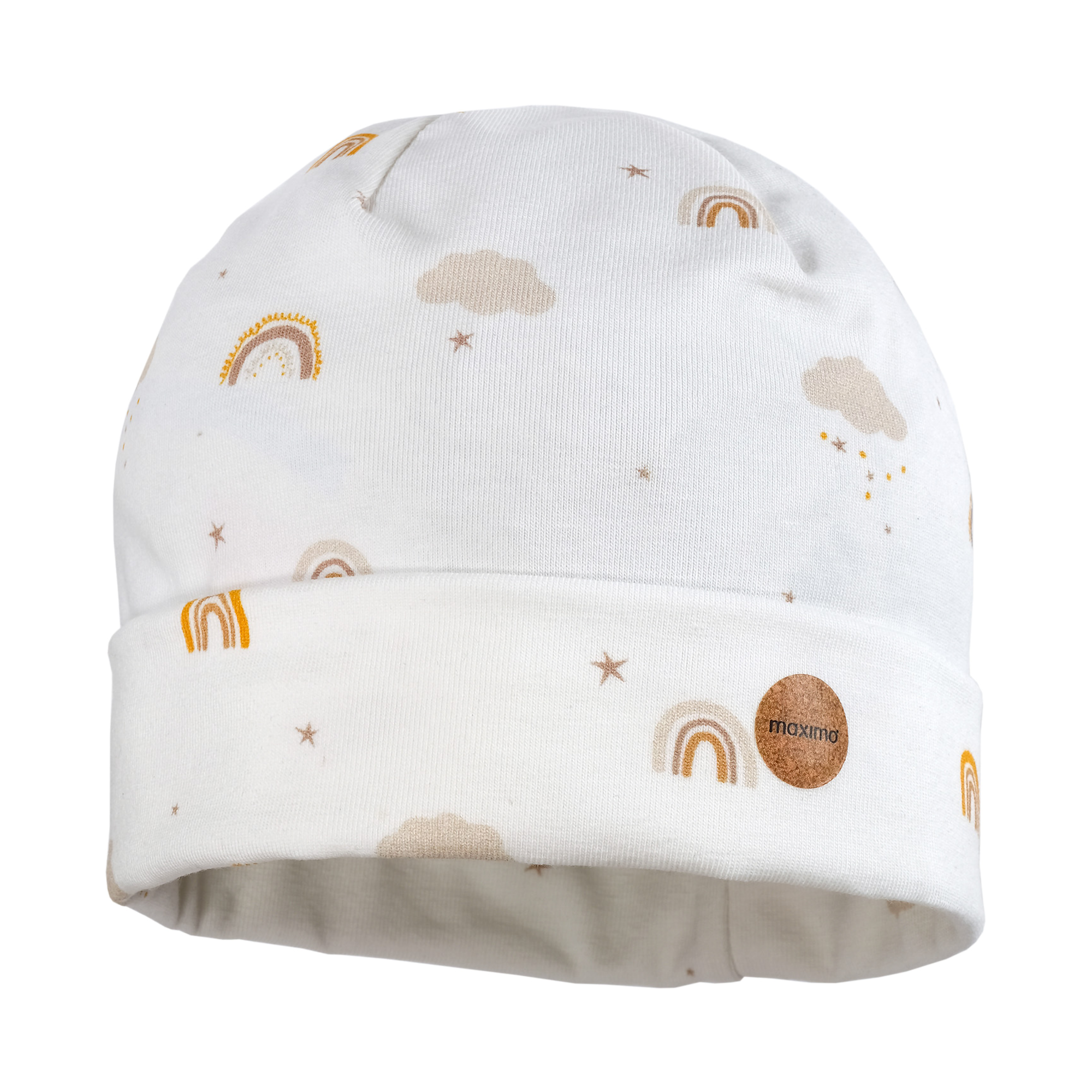 Beanie Mützen, MaxiMo, Beige – Besonderheit: aus 95% Baumwolle