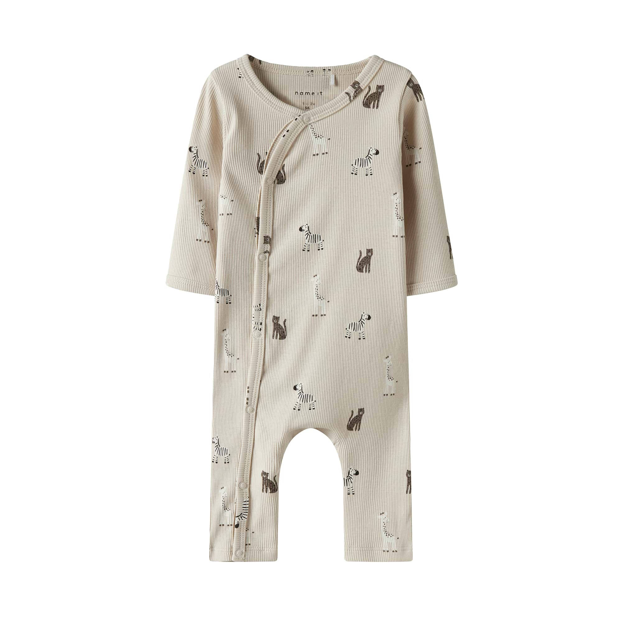 Overalls, name it, Beige – Besonderheit: durchgehende Knopfleiste für einfaches An-und Ausziehen