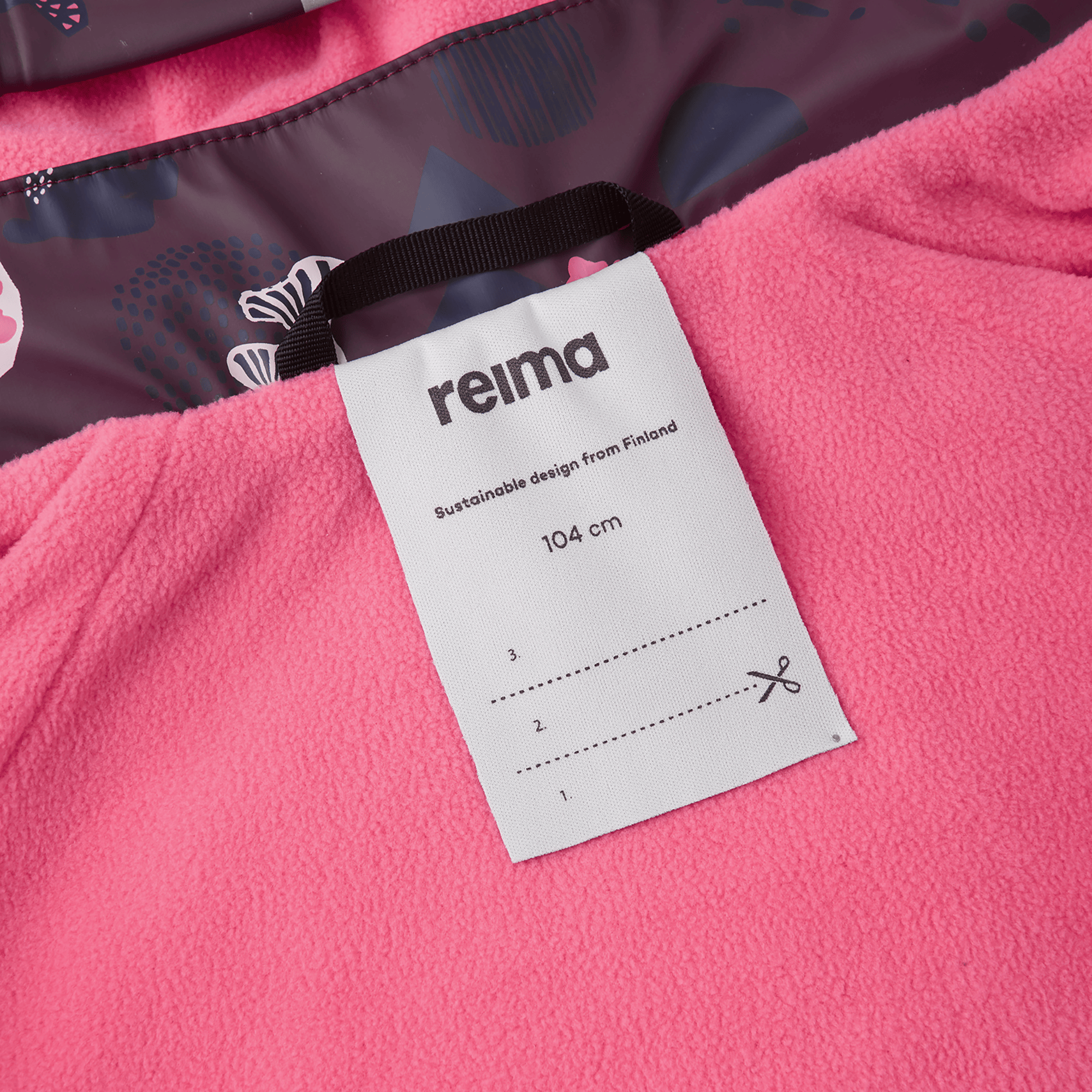 Regenjacken, REIMA, Lila – Produktansicht