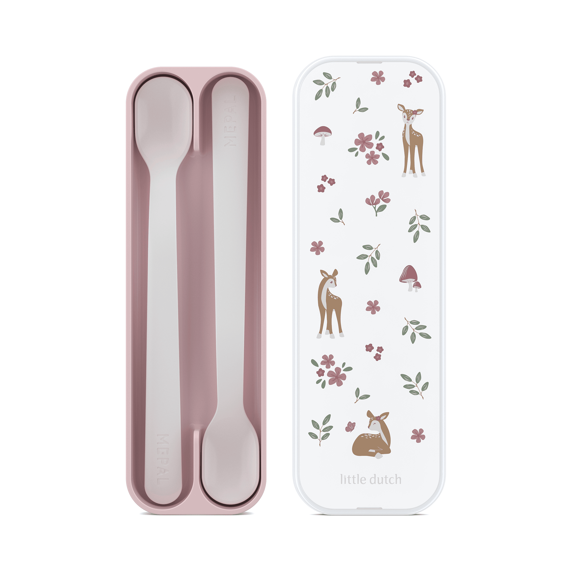 Kinderbesteck, MEPAL, Pink – Besonderheit: Set bestehend aus 2 Löffeln