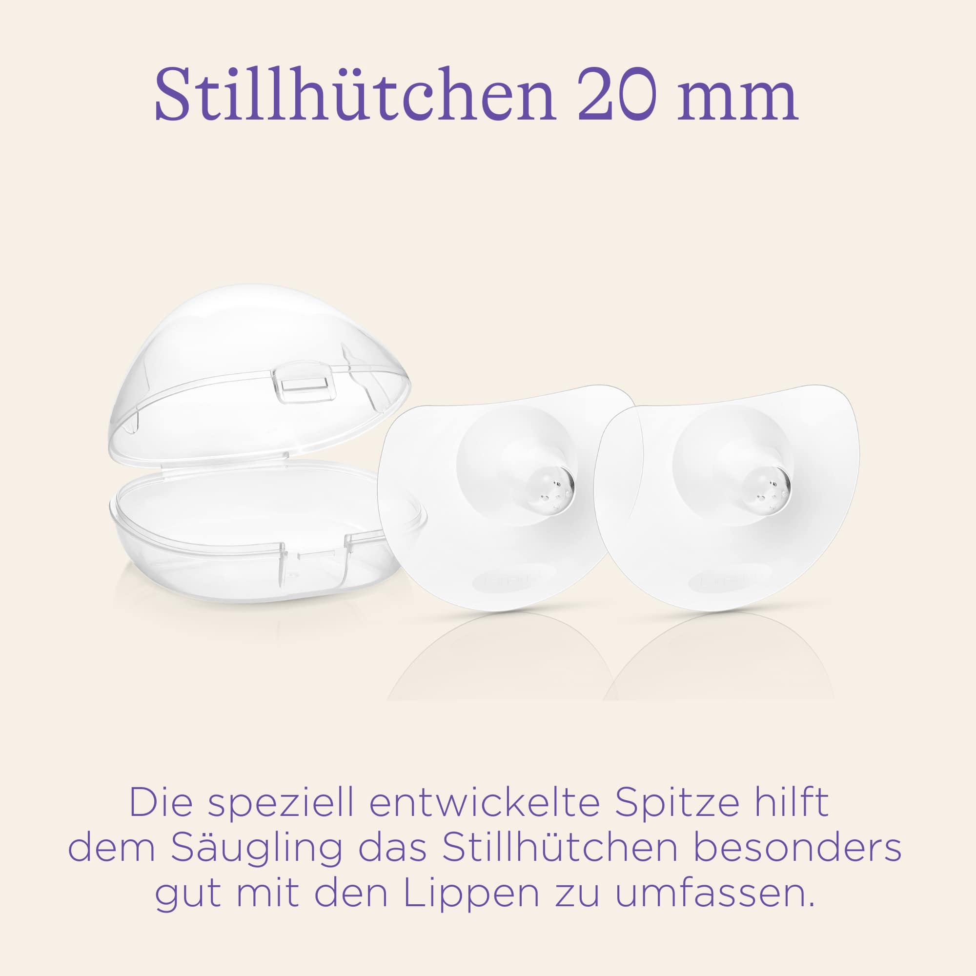 Stillhütchen, Lansinoh, Transparent – Produktansicht