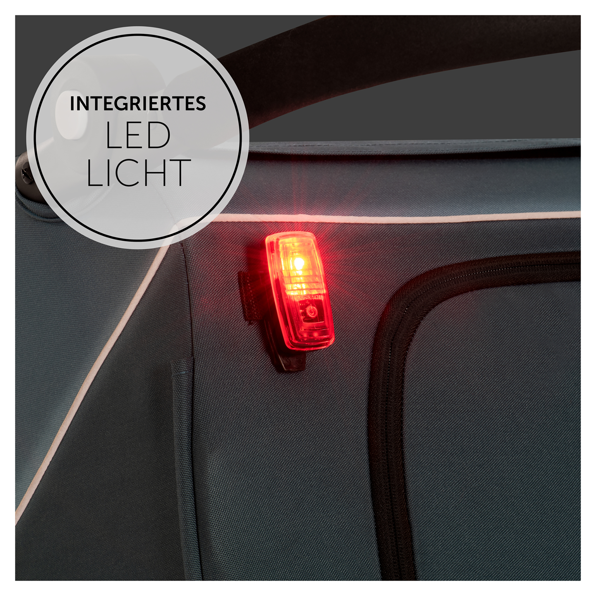 Fahrradanhänger, hauck, Grün – Produktansicht