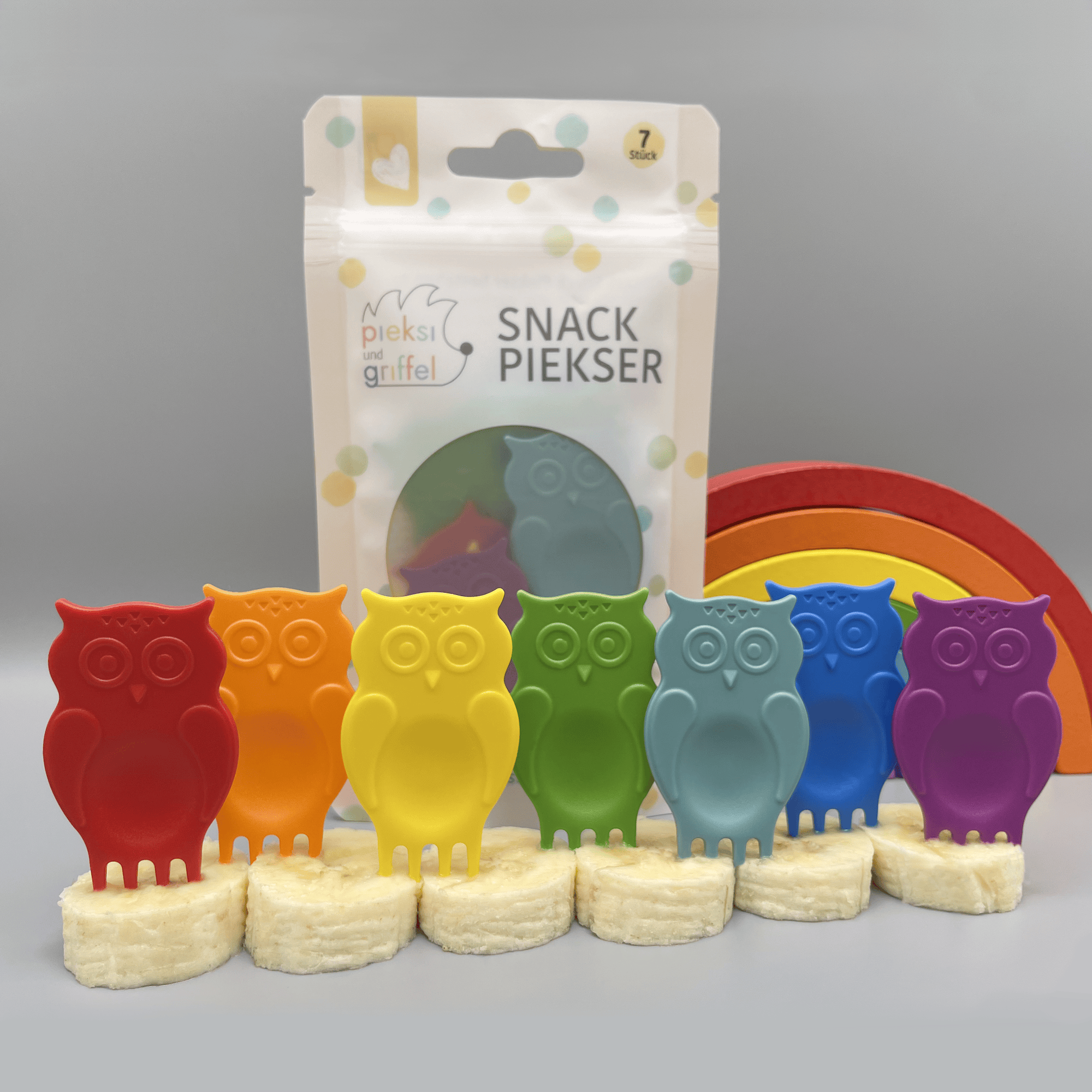 Besteck & Geschirr, Pieksi&Griffel, Mehrfarbig – Produktansicht