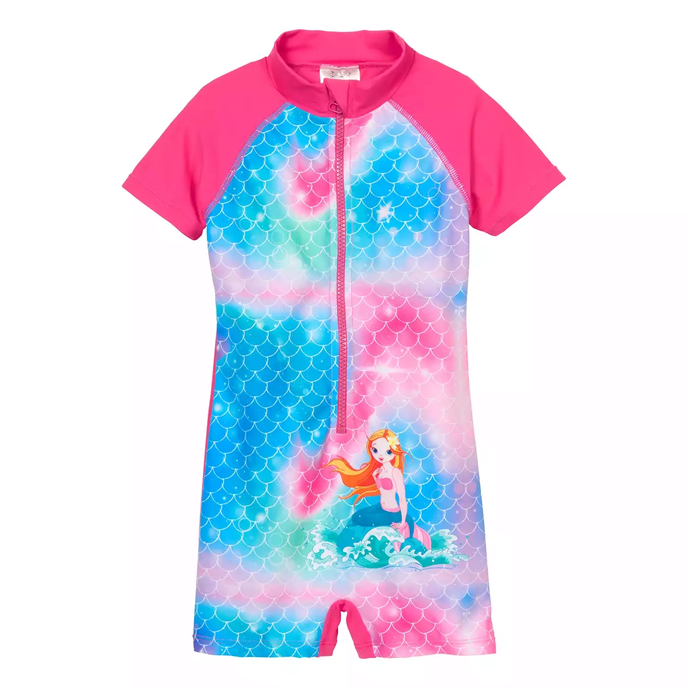 UV-Schutz-Einteiler Meerjungfrau Playshoes Rosa Pink M2000578110000 3